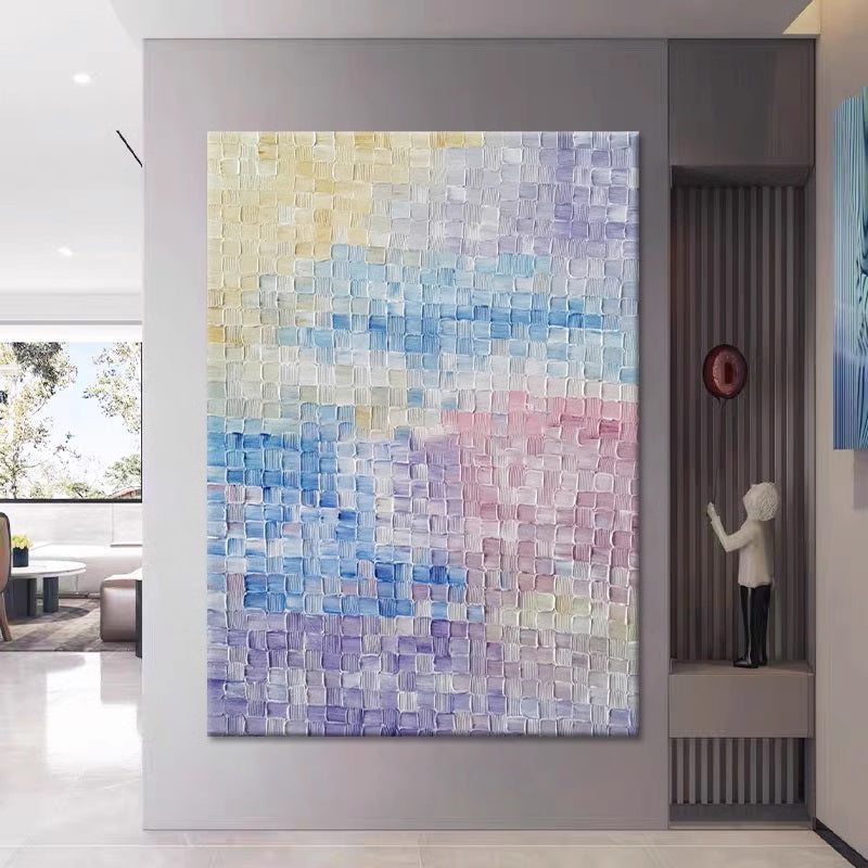 Textured Pastel Dream Abstract Art