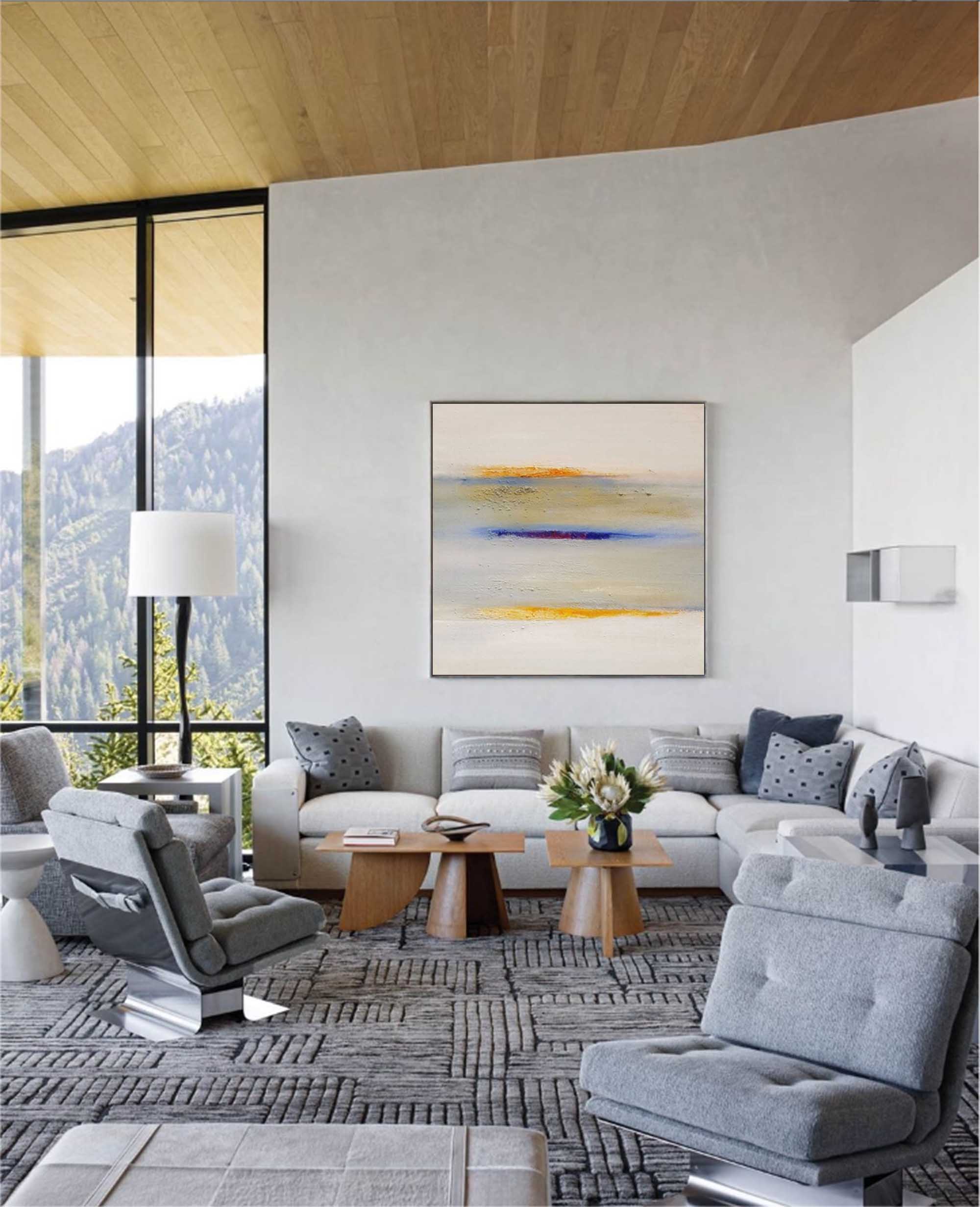 Tranquil Horizons: Abstract Serenity