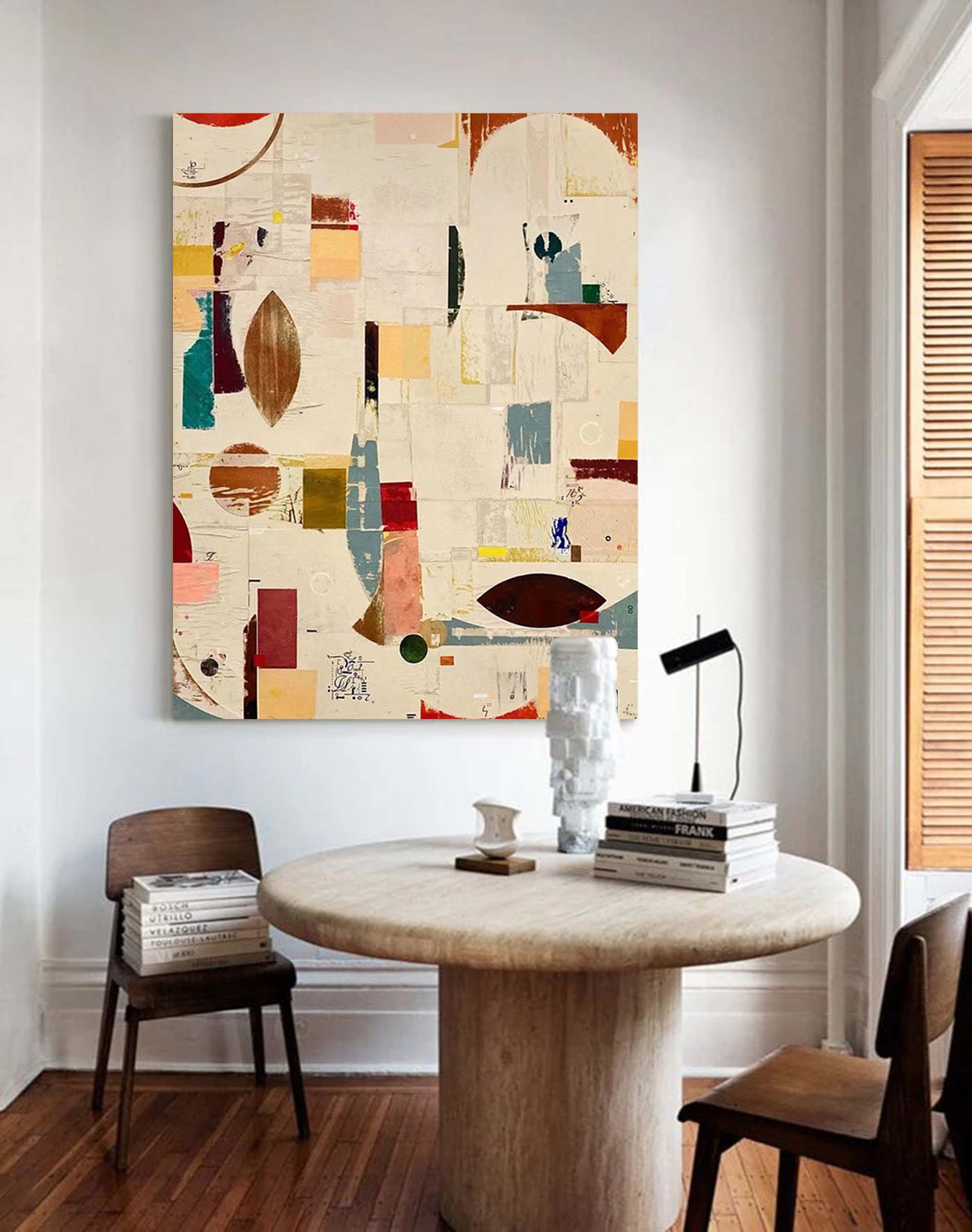 Geometric Abstractions: Modern Art Collage