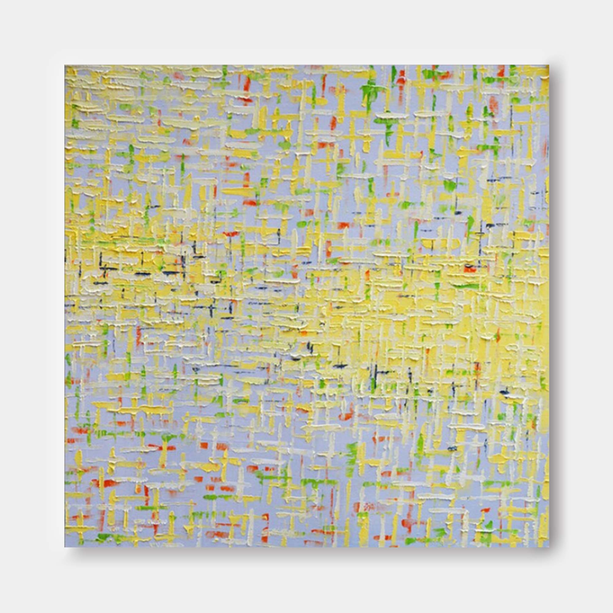 Textured Abstract Pastel Canvas Art