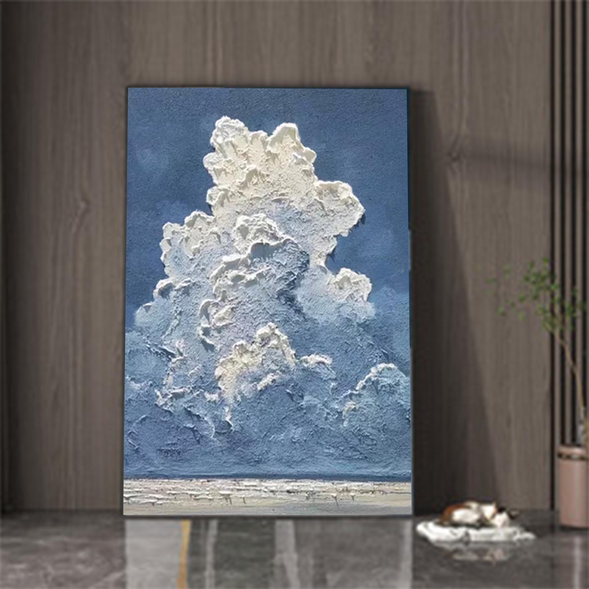 Clouds in Motion: Textured Sky Art