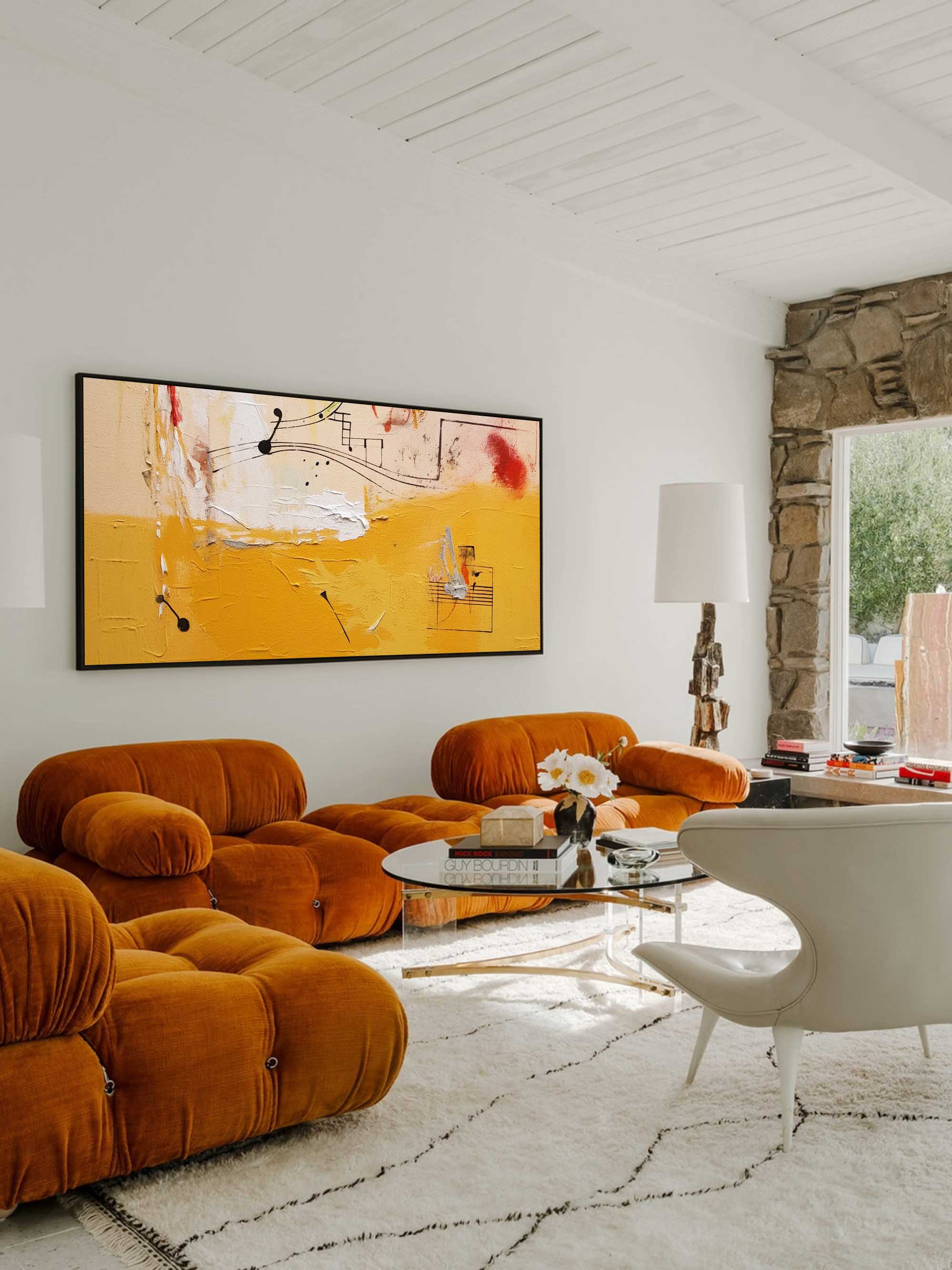 Melodies in Abstract Yellow