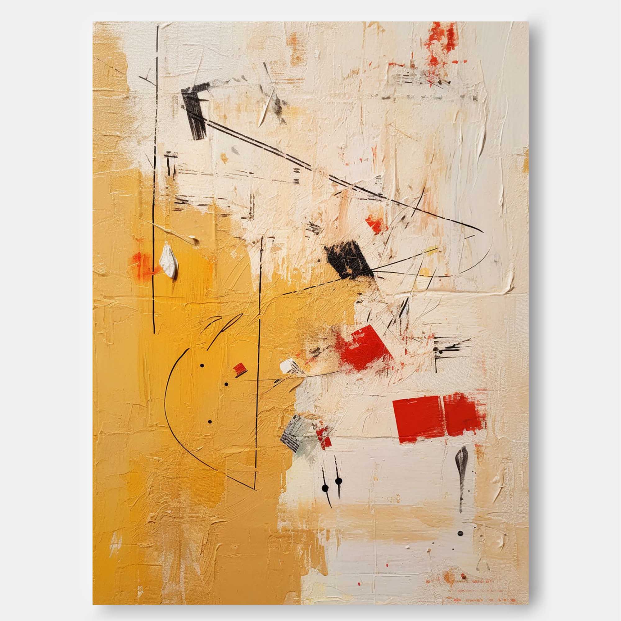 Geometric Abstract Rhythm Art