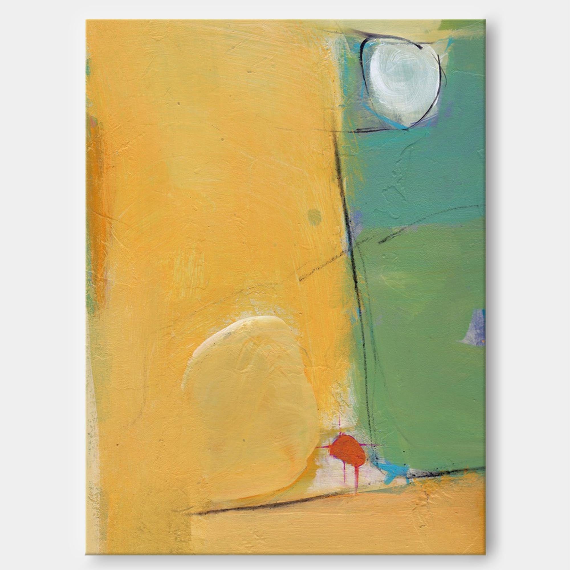 Minimalist Abstract Pastel Canvas Art