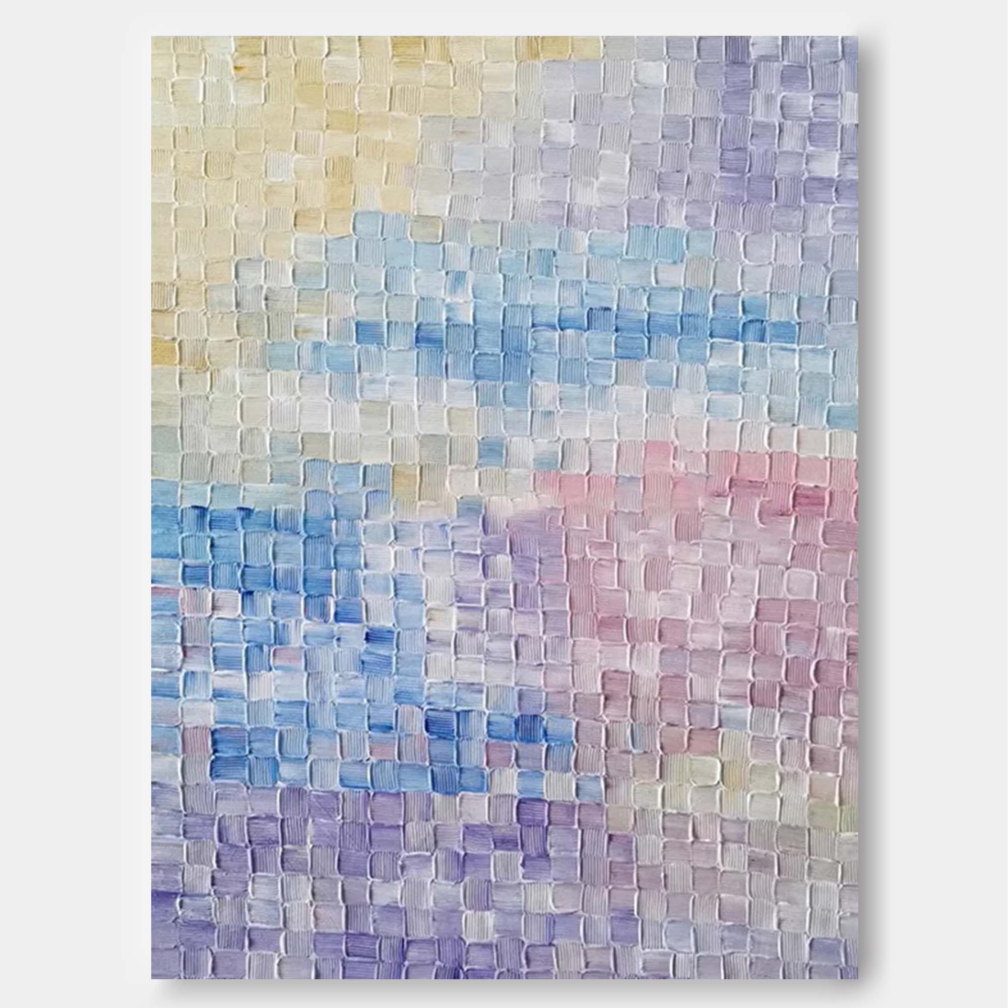 Textured Pastel Dream Abstract Art