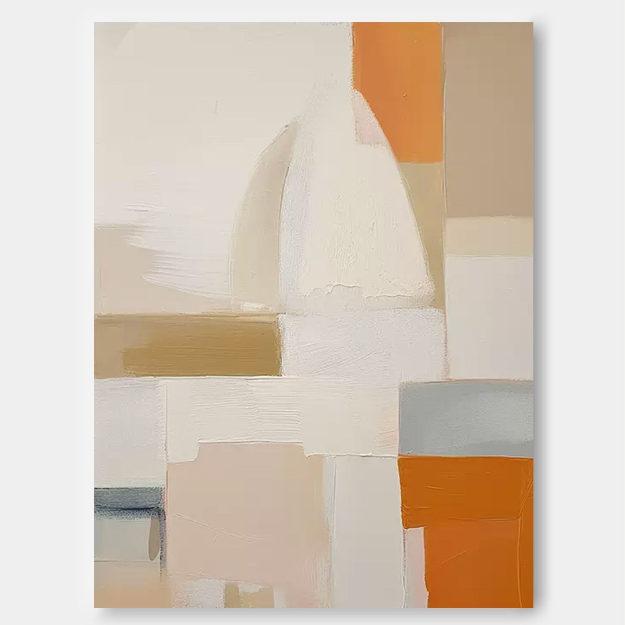 Warm Minimalist Geometric Abstract