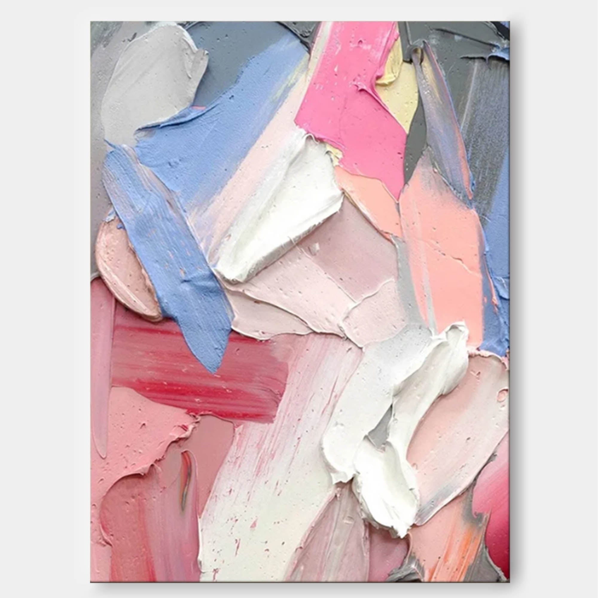 Textured Abstract Palette Knife Canvas Art