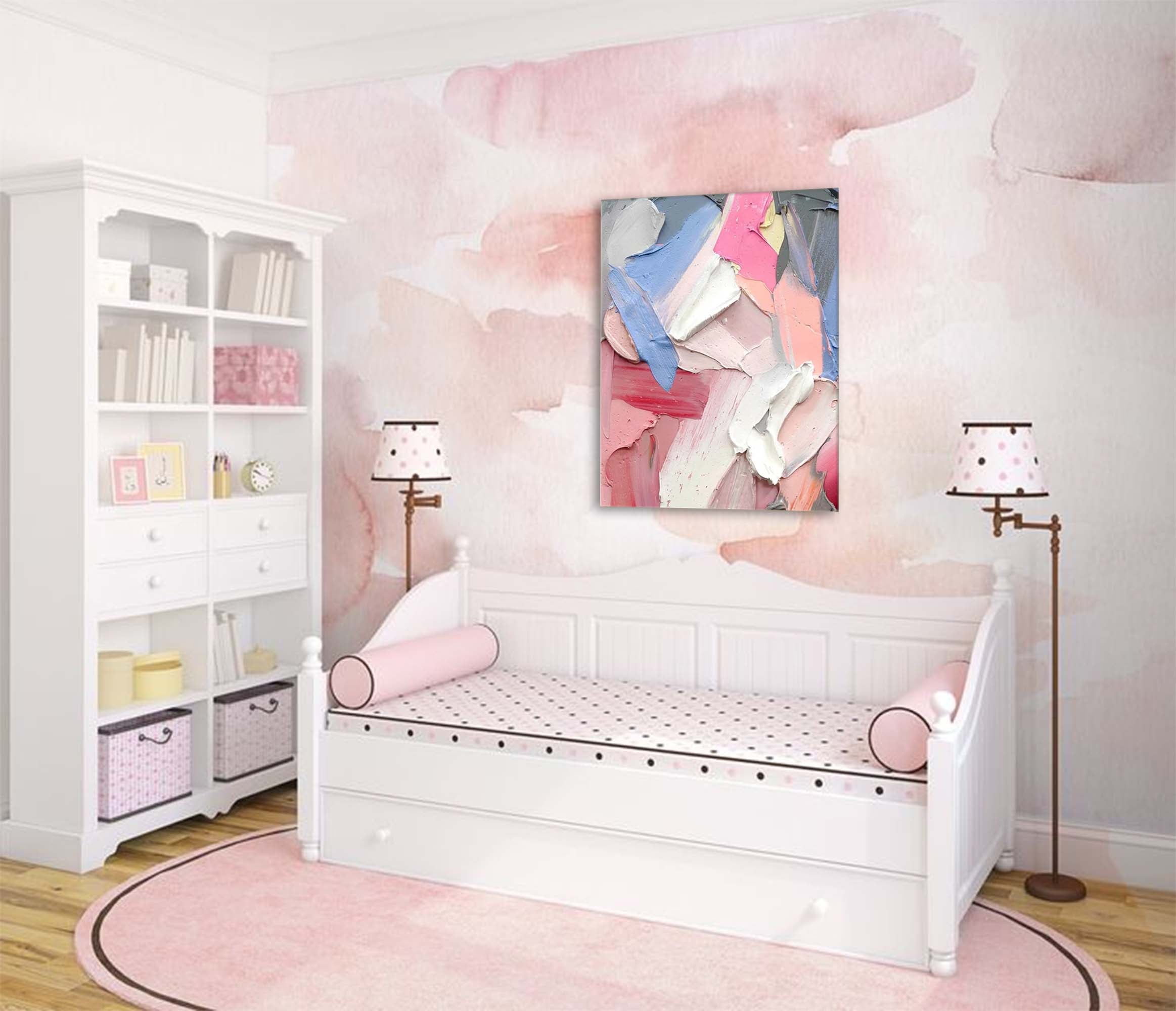 Textured Abstract Palette Knife Canvas Art