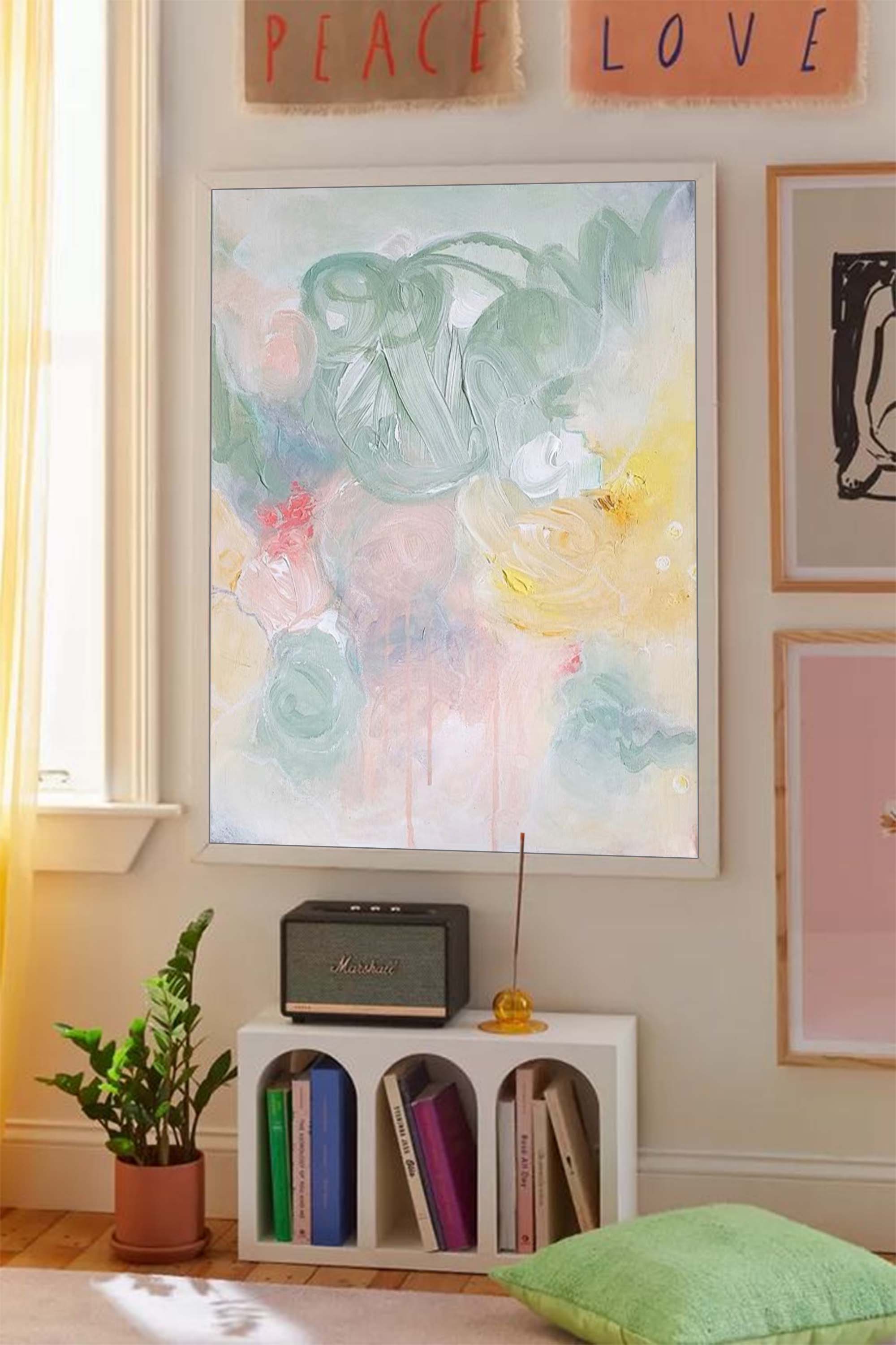 Soft Whispers: Pastel Abstract Flow