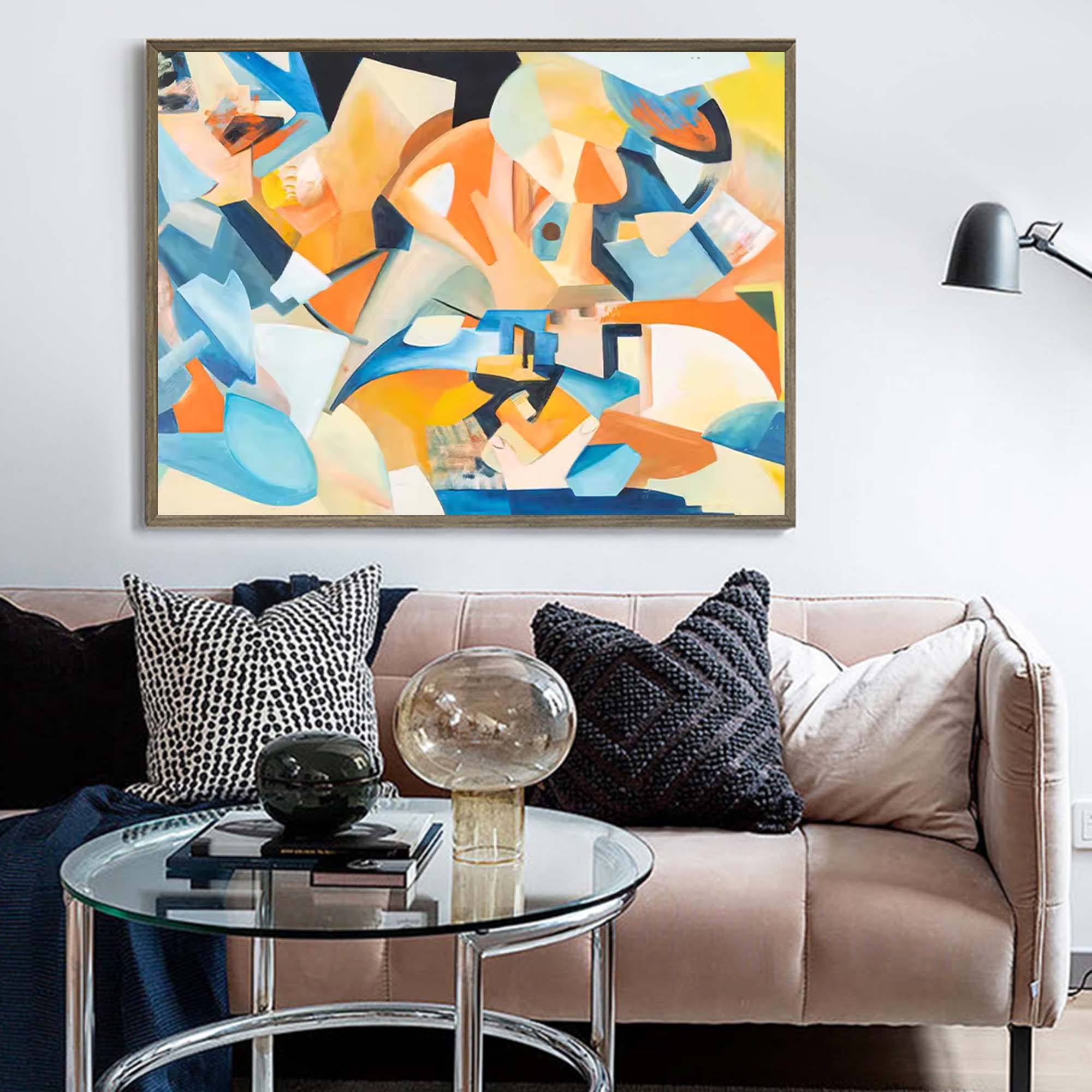 Geometric Abstract Colorful Art