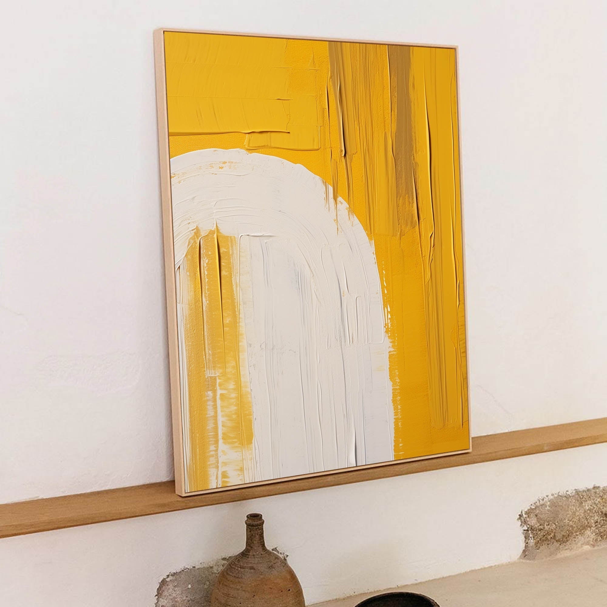 Golden Harmony Abstract Texture