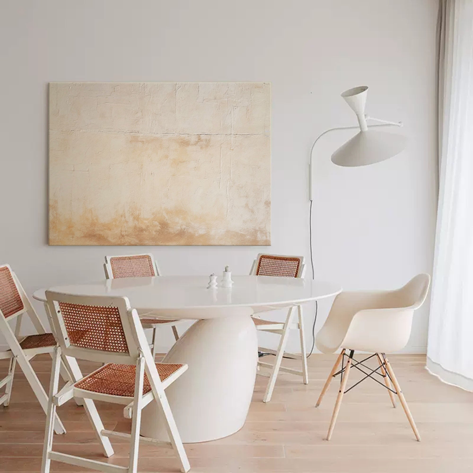 Neutral Earth Tones Abstract Art