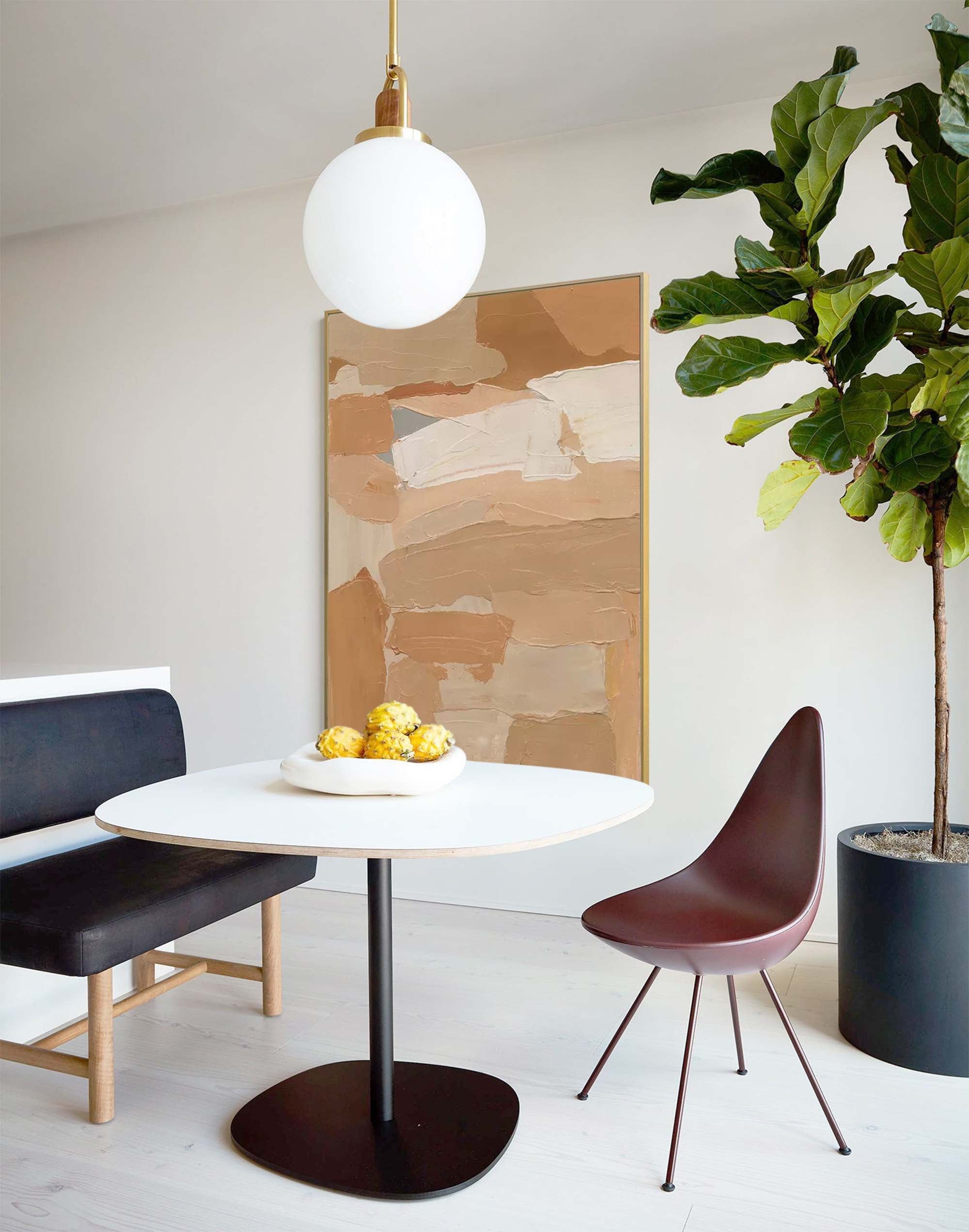 Earthy Abstract Textured Canvas Art