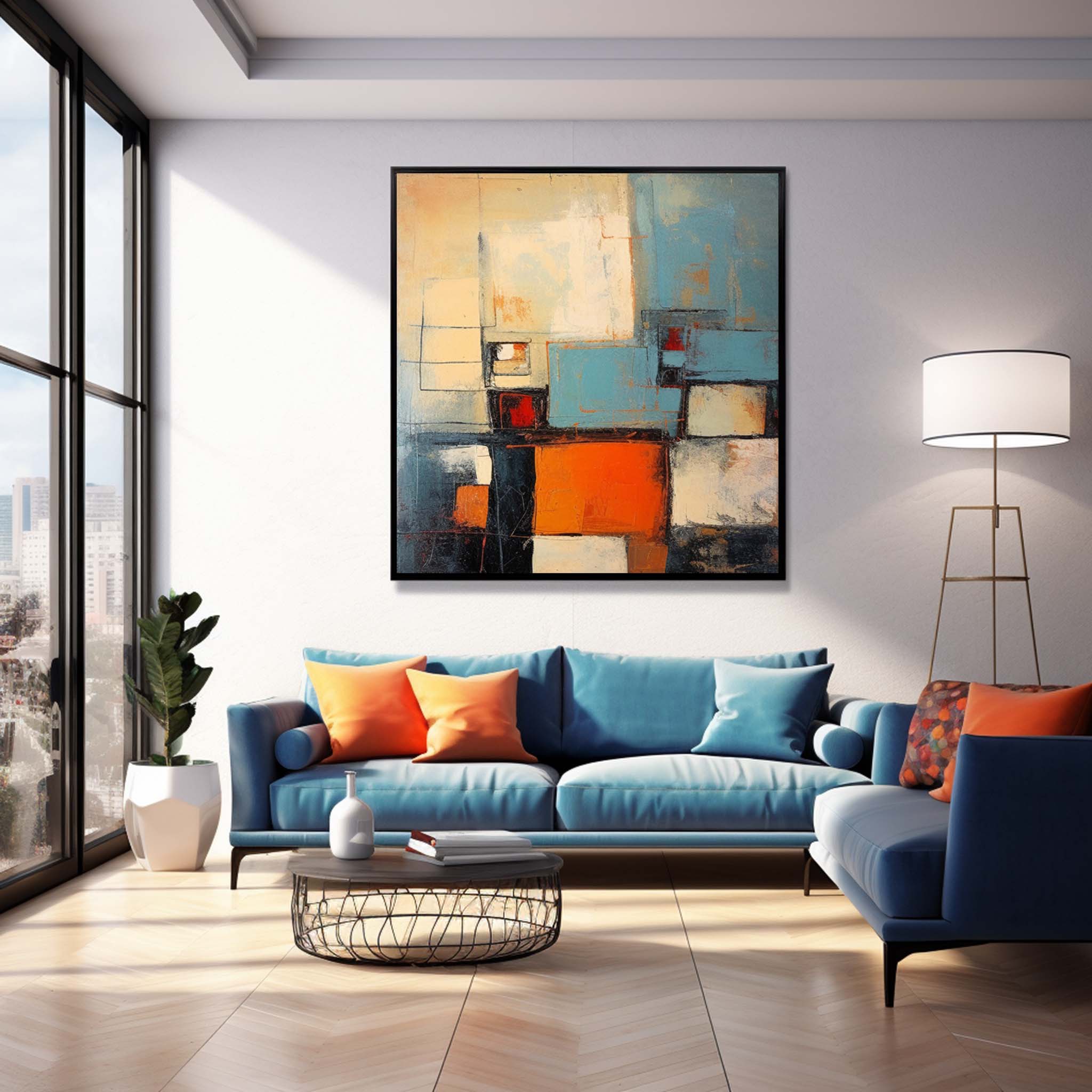 Abstract Canvas Art #AB318