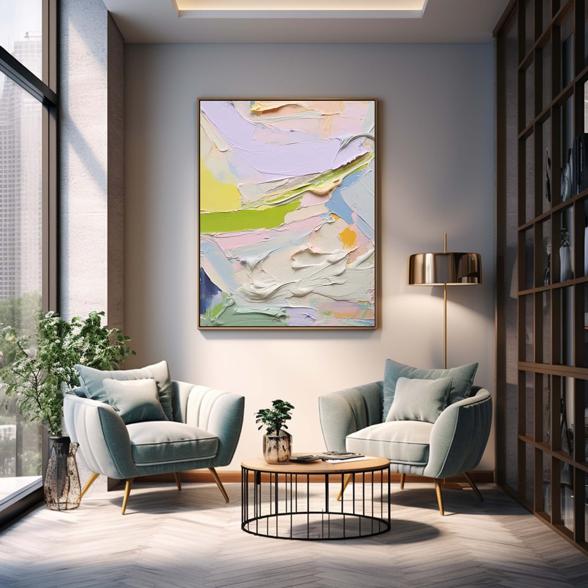 Abstract Canvas Art #AB307