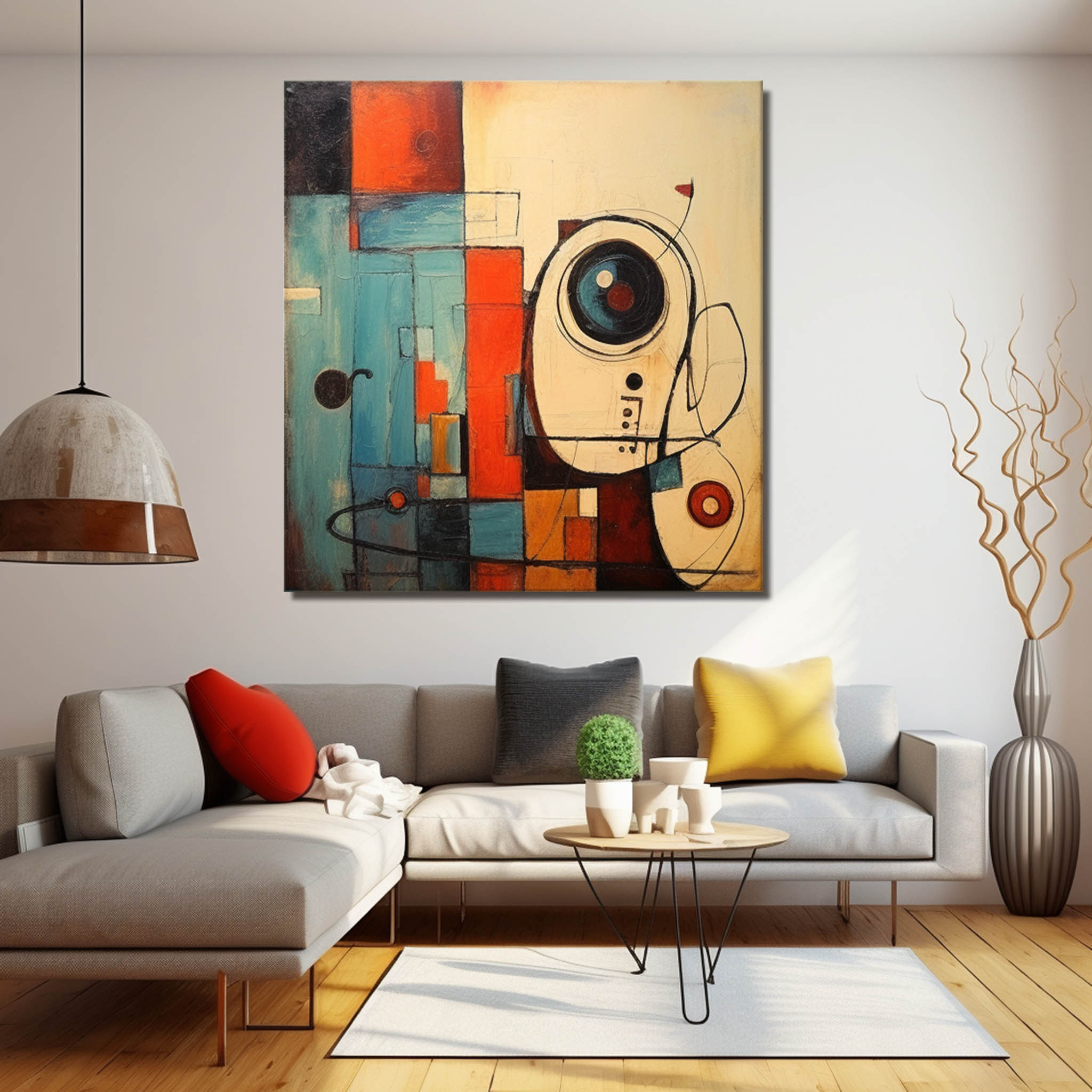 Abstract Canvas Art #AB320