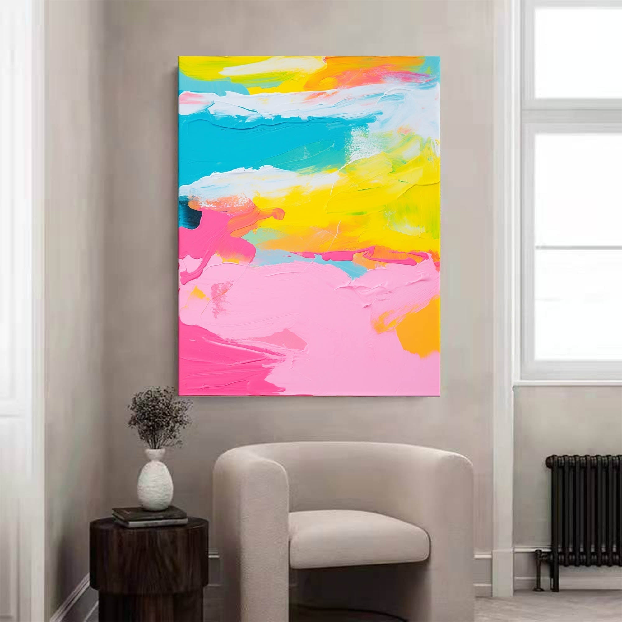 Sunny Daydream Abstract Canvas