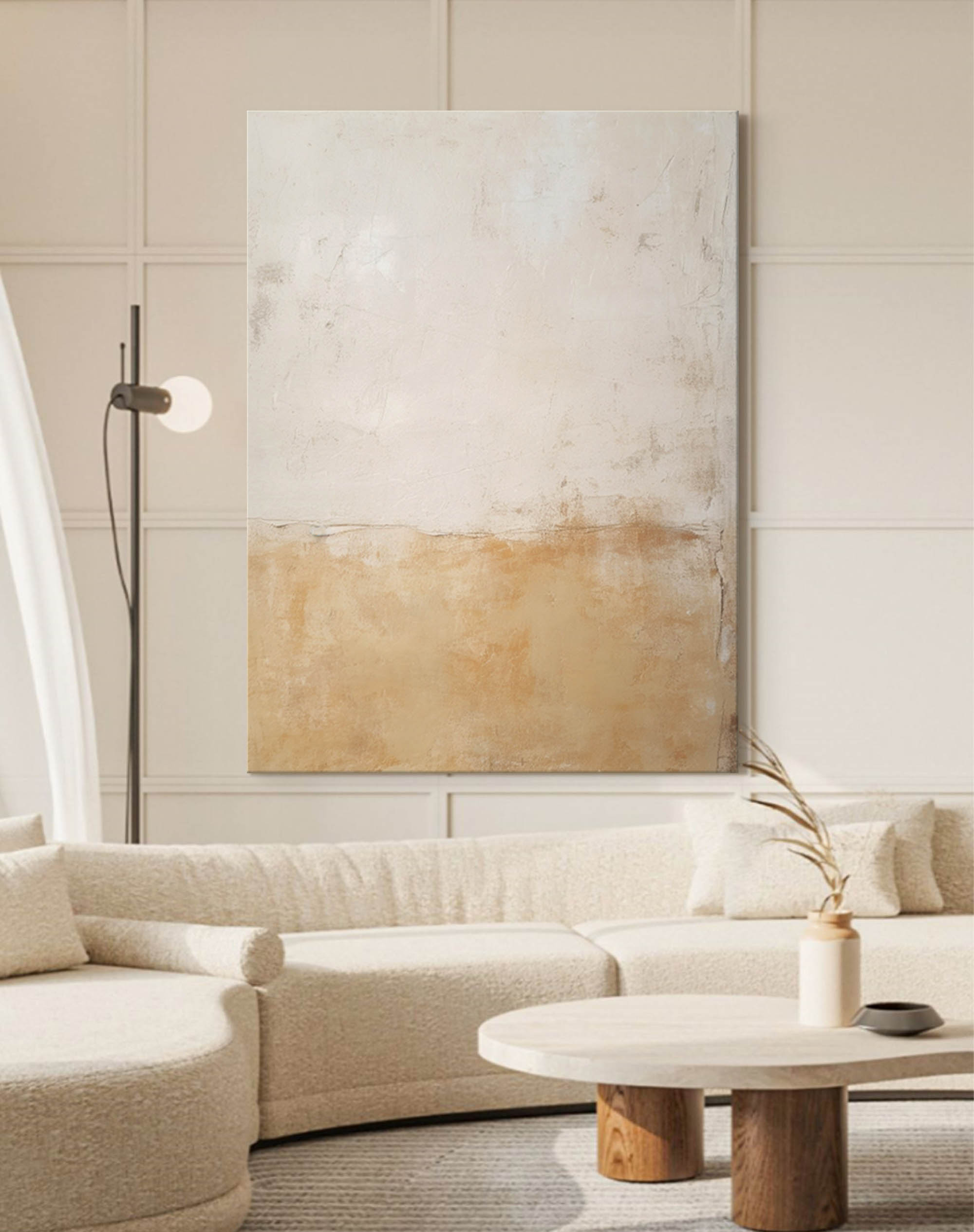 Minimalist Textured Abstract Art