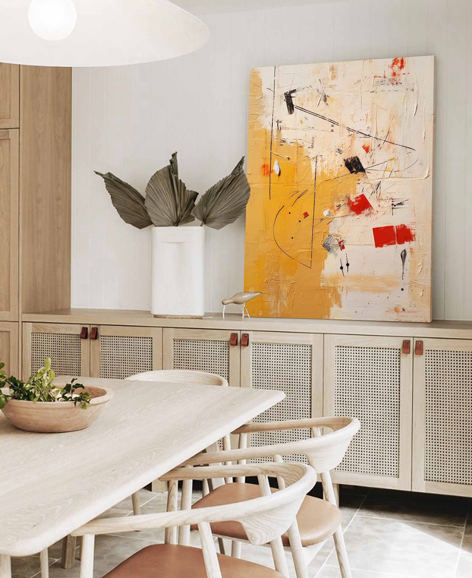 Geometric Abstract Rhythm Art