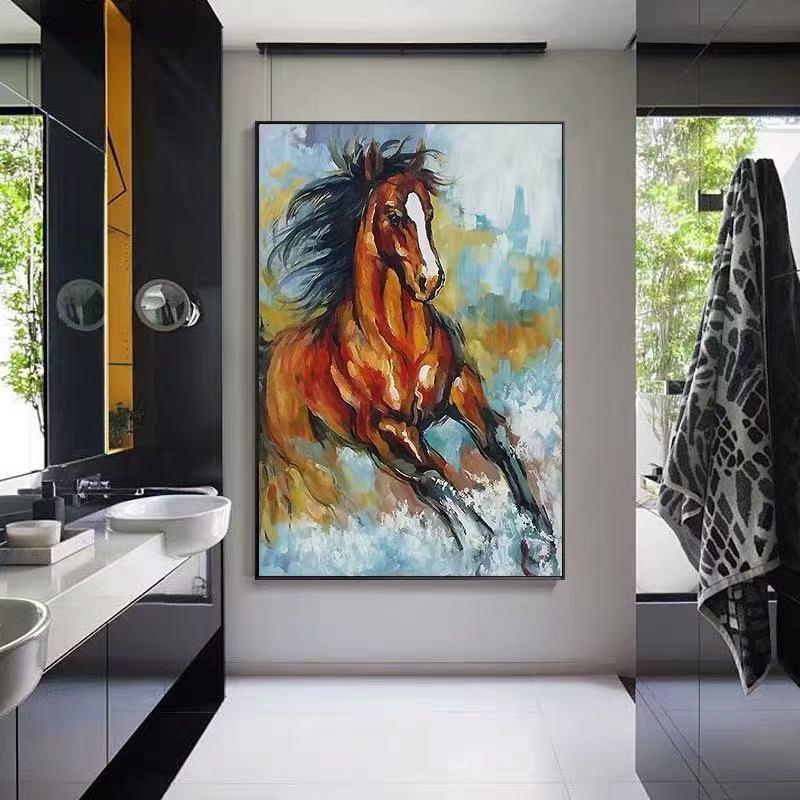 Kincsem-Galloping Horse Painting
