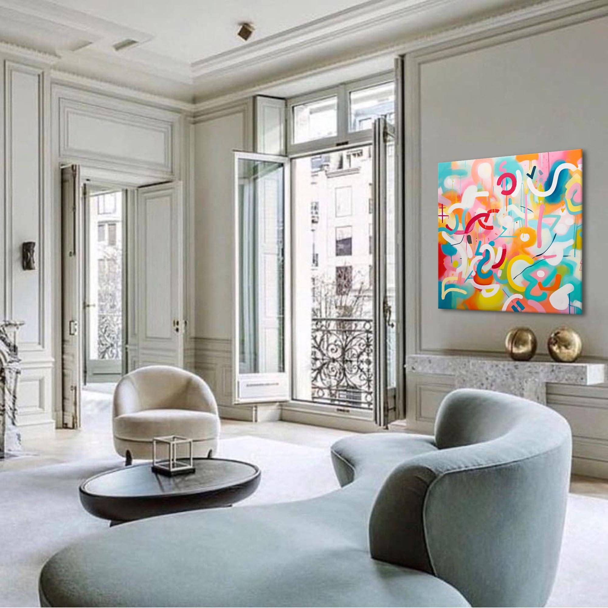 Energetic Dreamscape Abstract Art