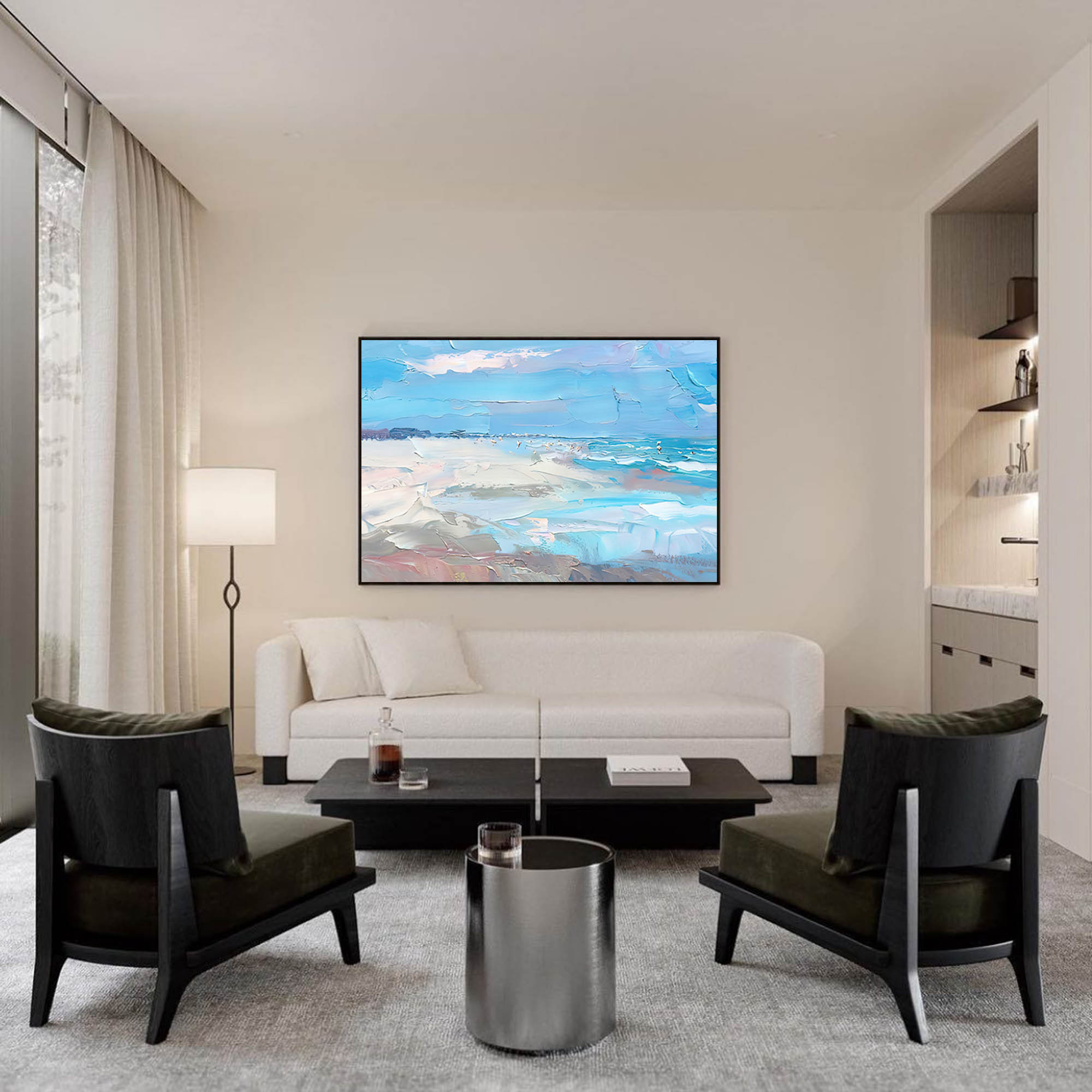 Coastal Breeze in Abstract