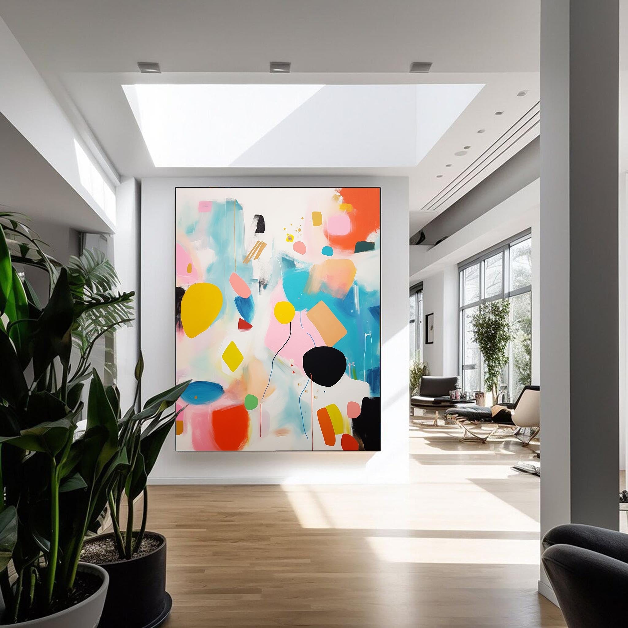 Playful Geometric Abstract Art