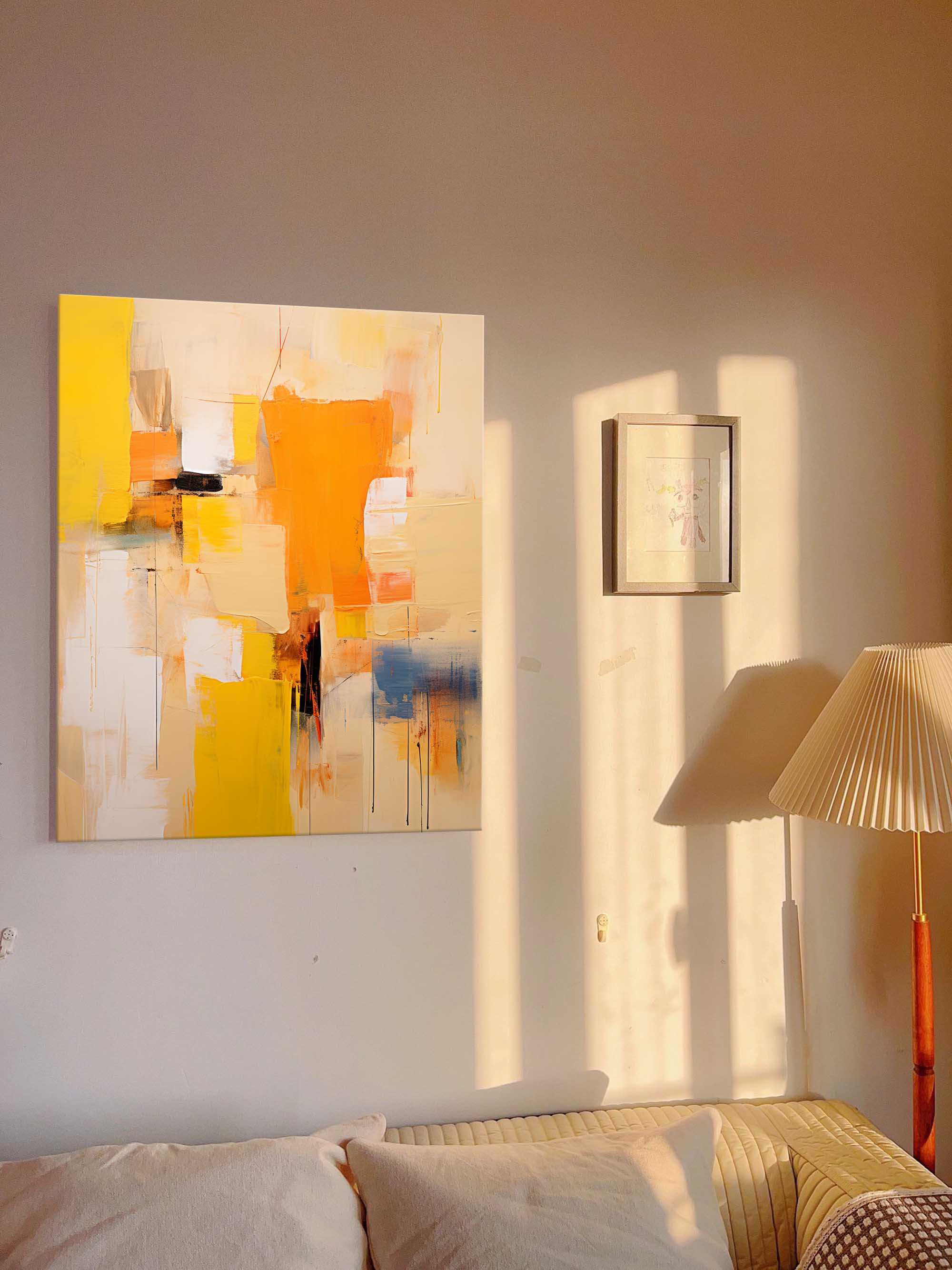 Sunset Abstract in Orange and Yellow