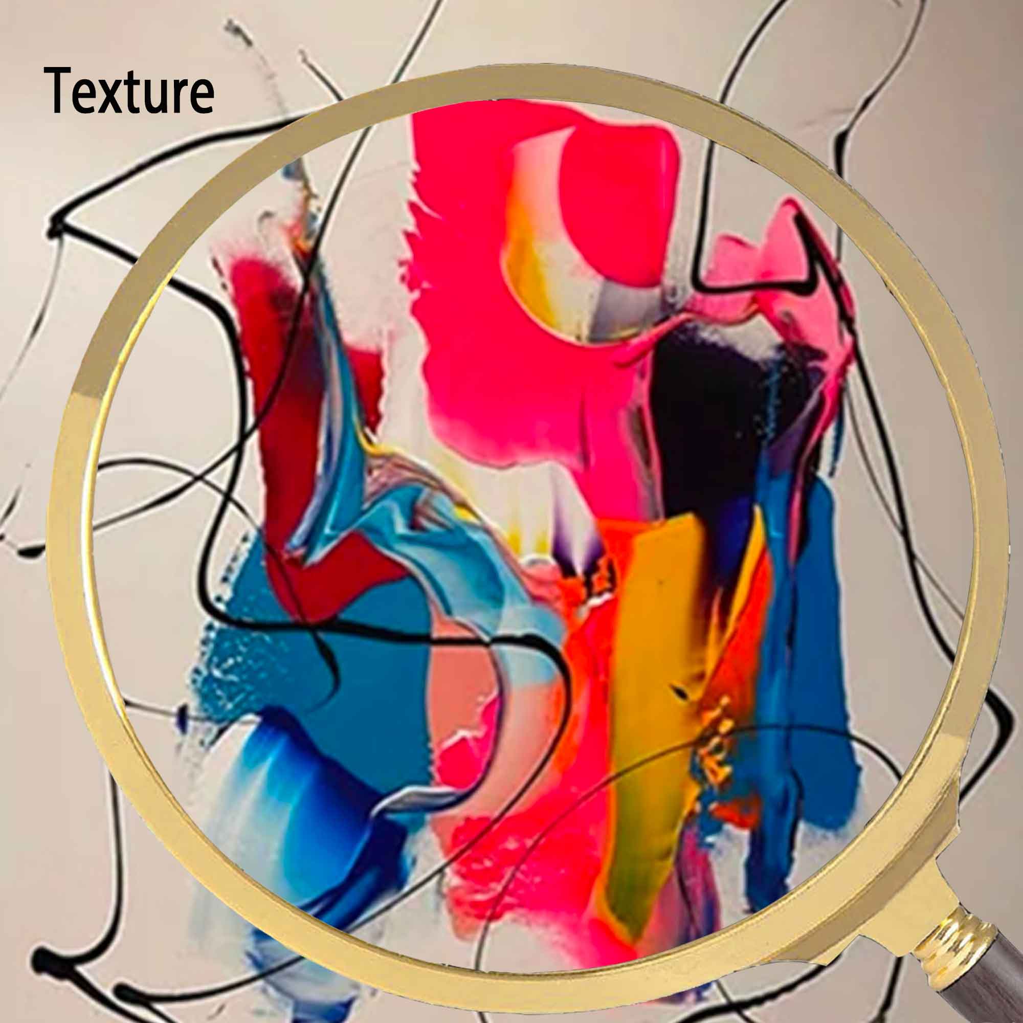 Bold Abstract Fluid Art with Dynamic Lines