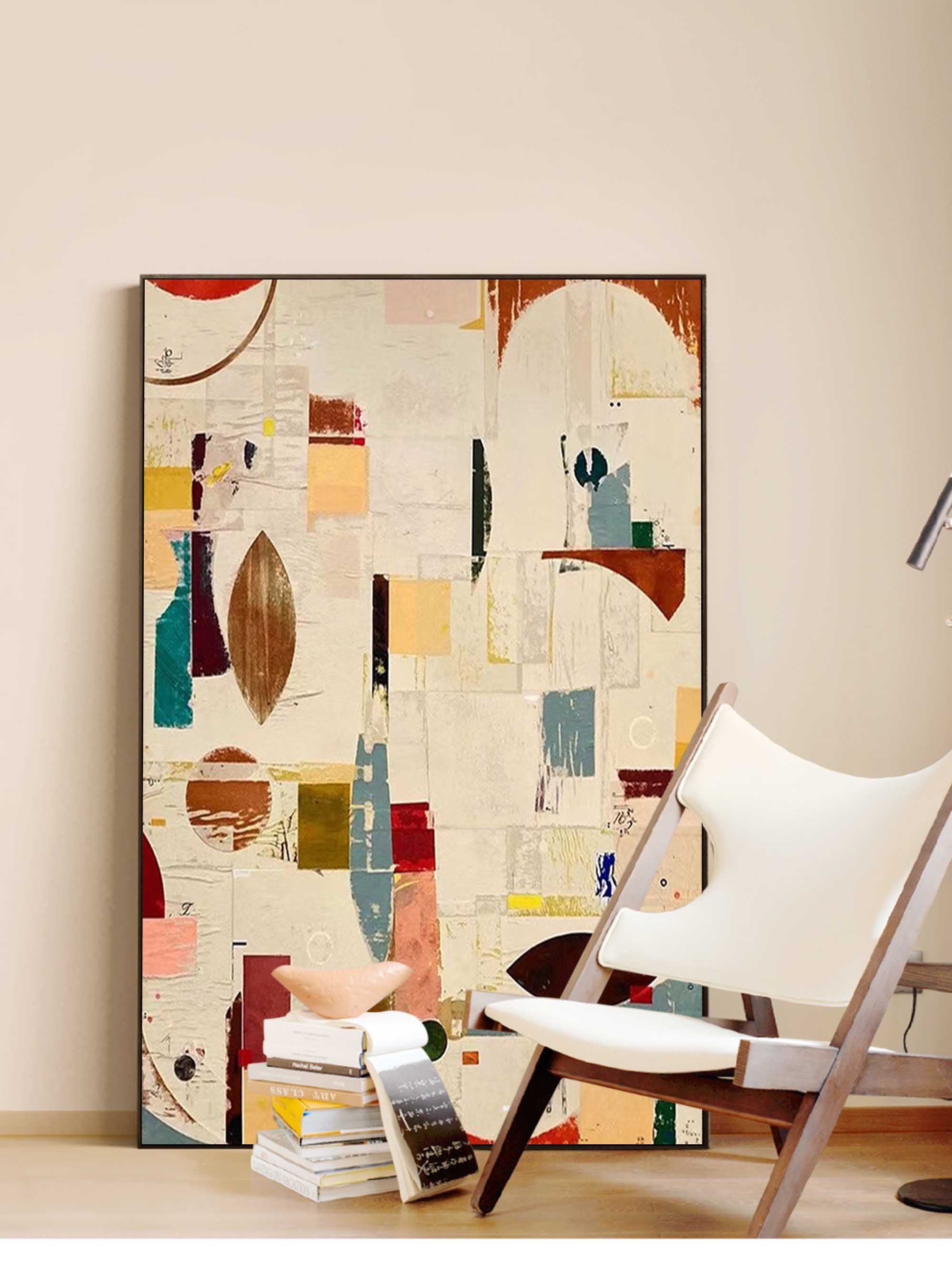 Geometric Abstractions: Modern Art Collage