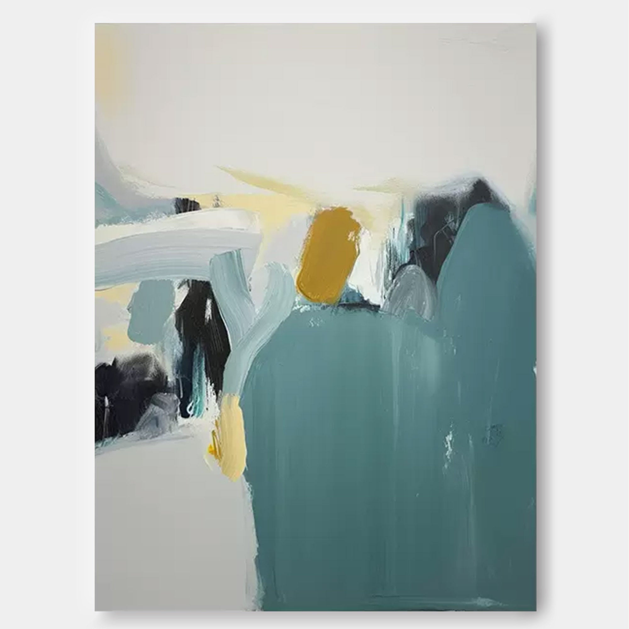 Abstract Minimalist Serenity â€?Contemporary Oil Painting on Canvas