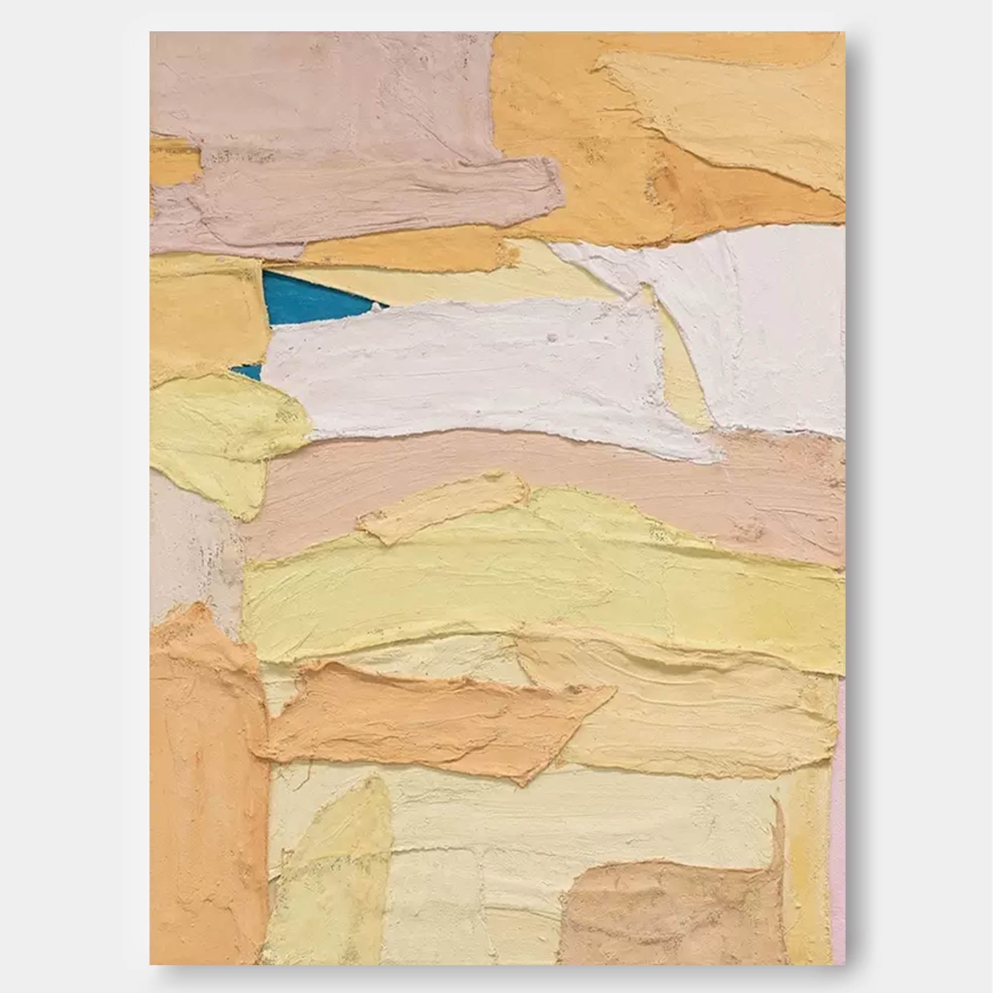 Layered Pastel Abstract Texture Art