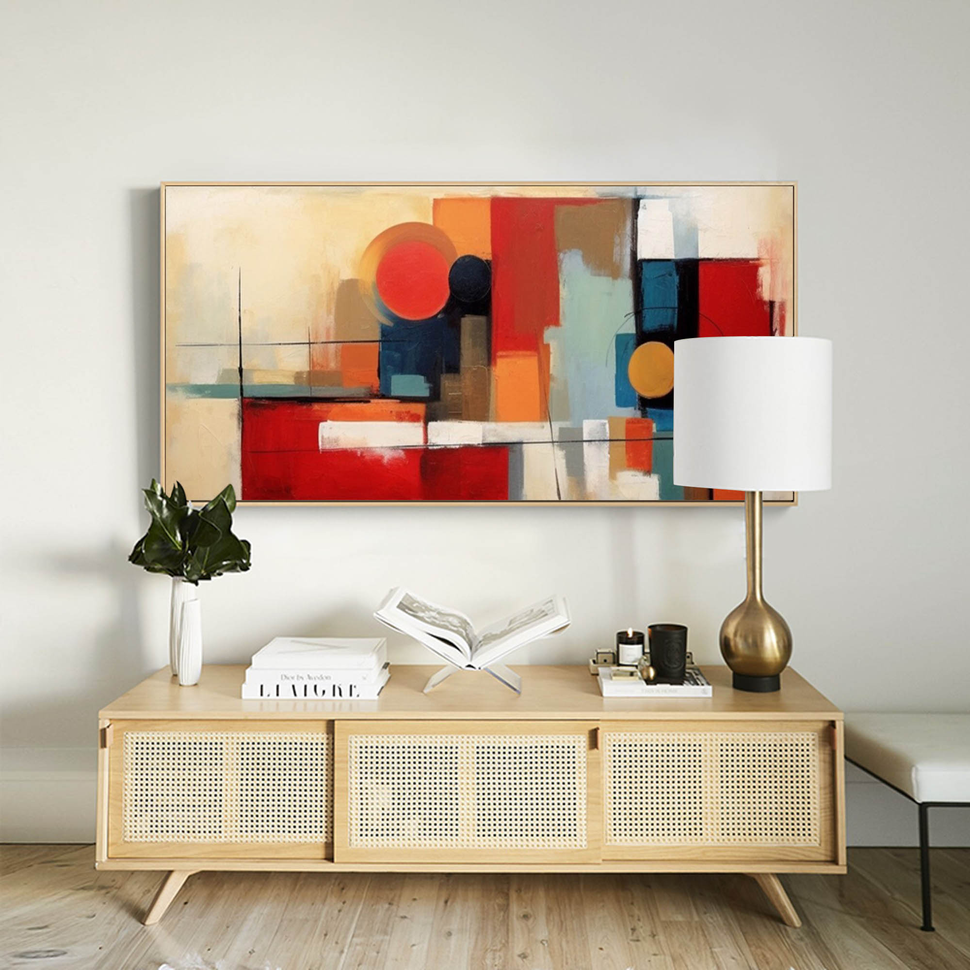 Geometric Abstract Canvas Art
