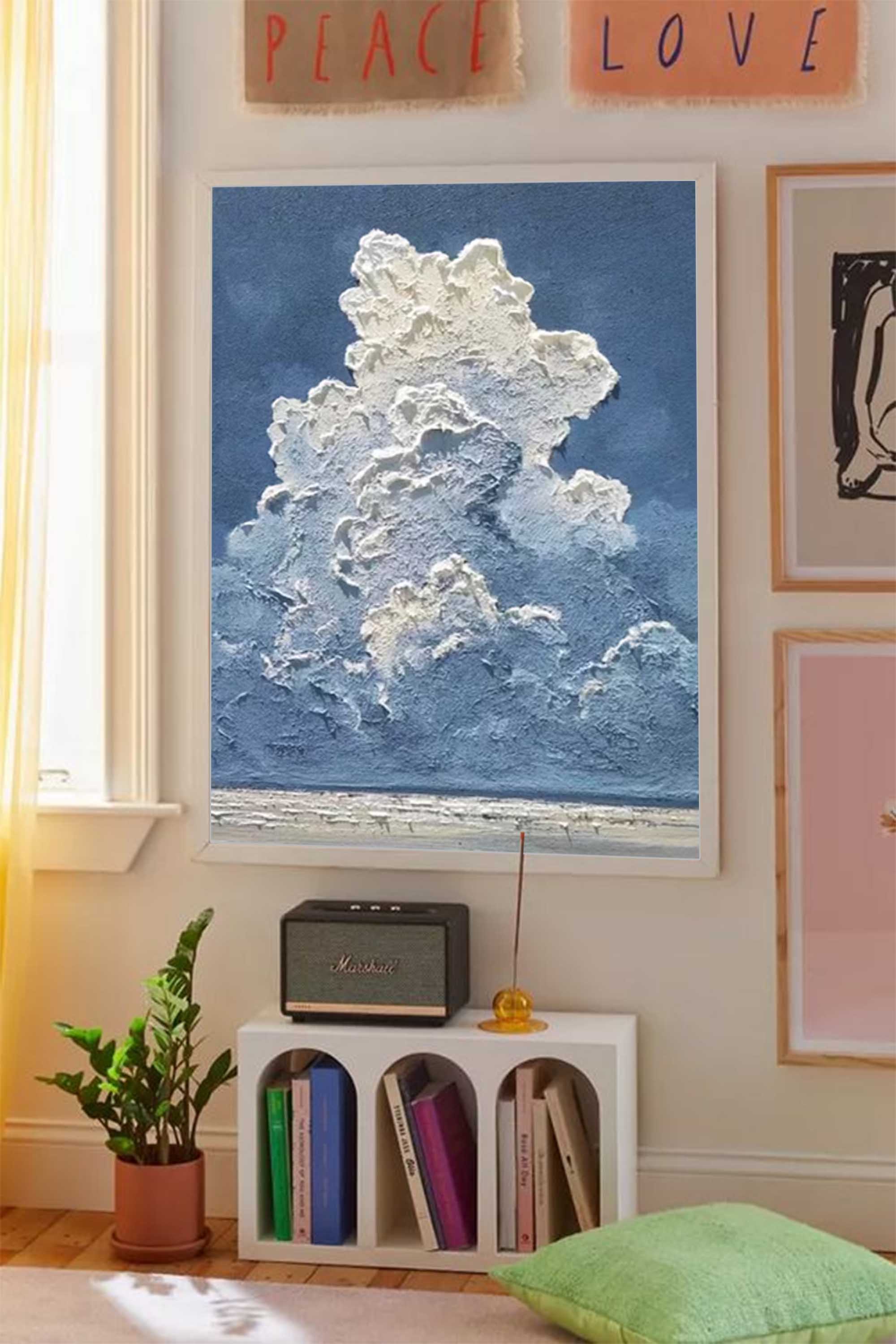 Clouds in Motion: Textured Sky Art