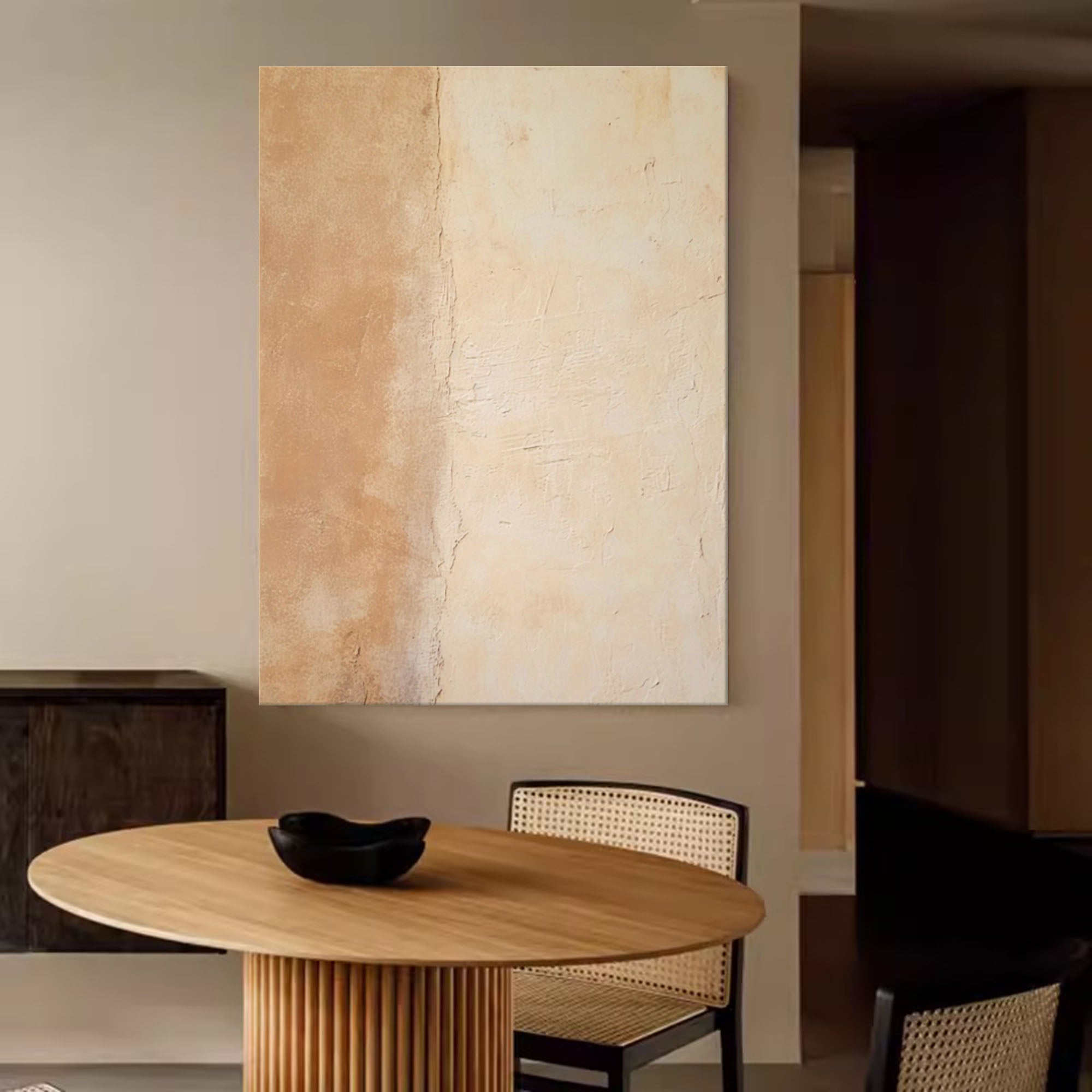 Neutral Earth Tones Abstract Art