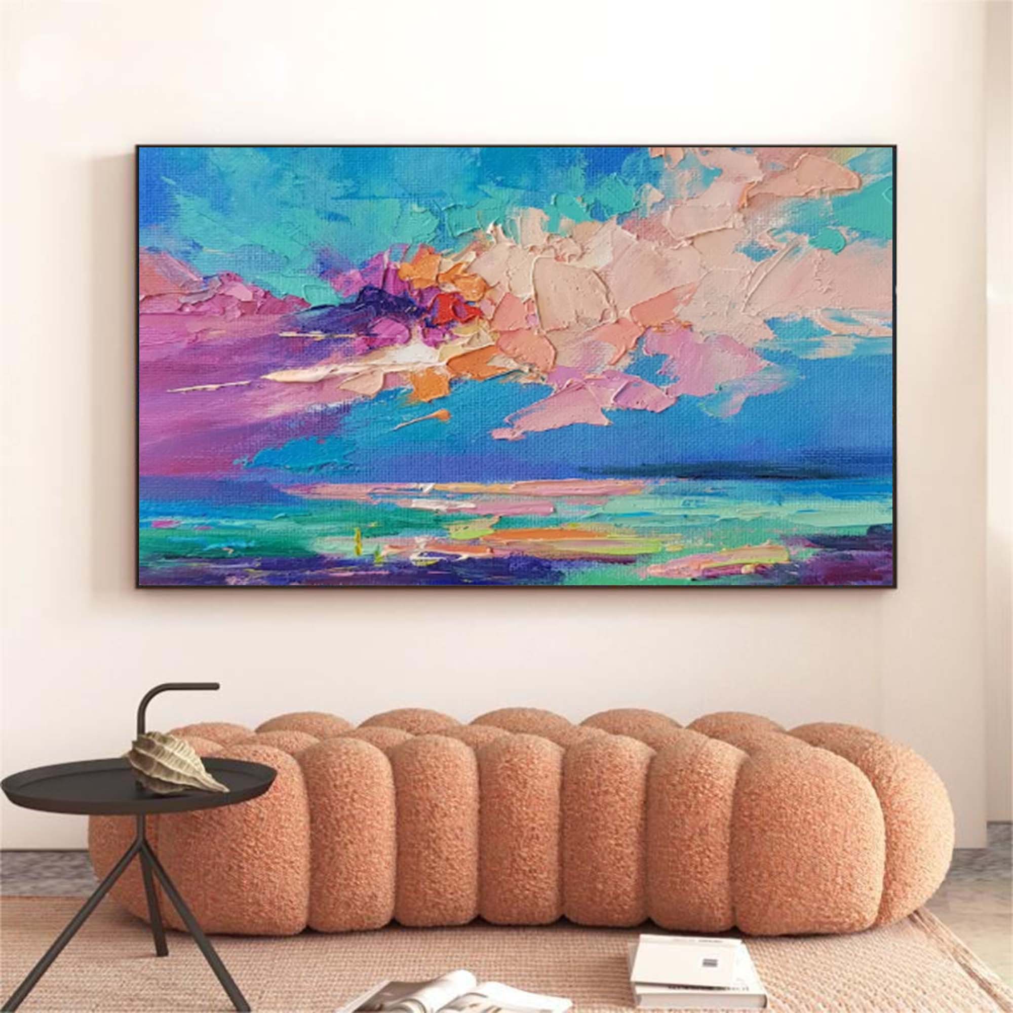 Vibrant Abstract Sky and Sea Art