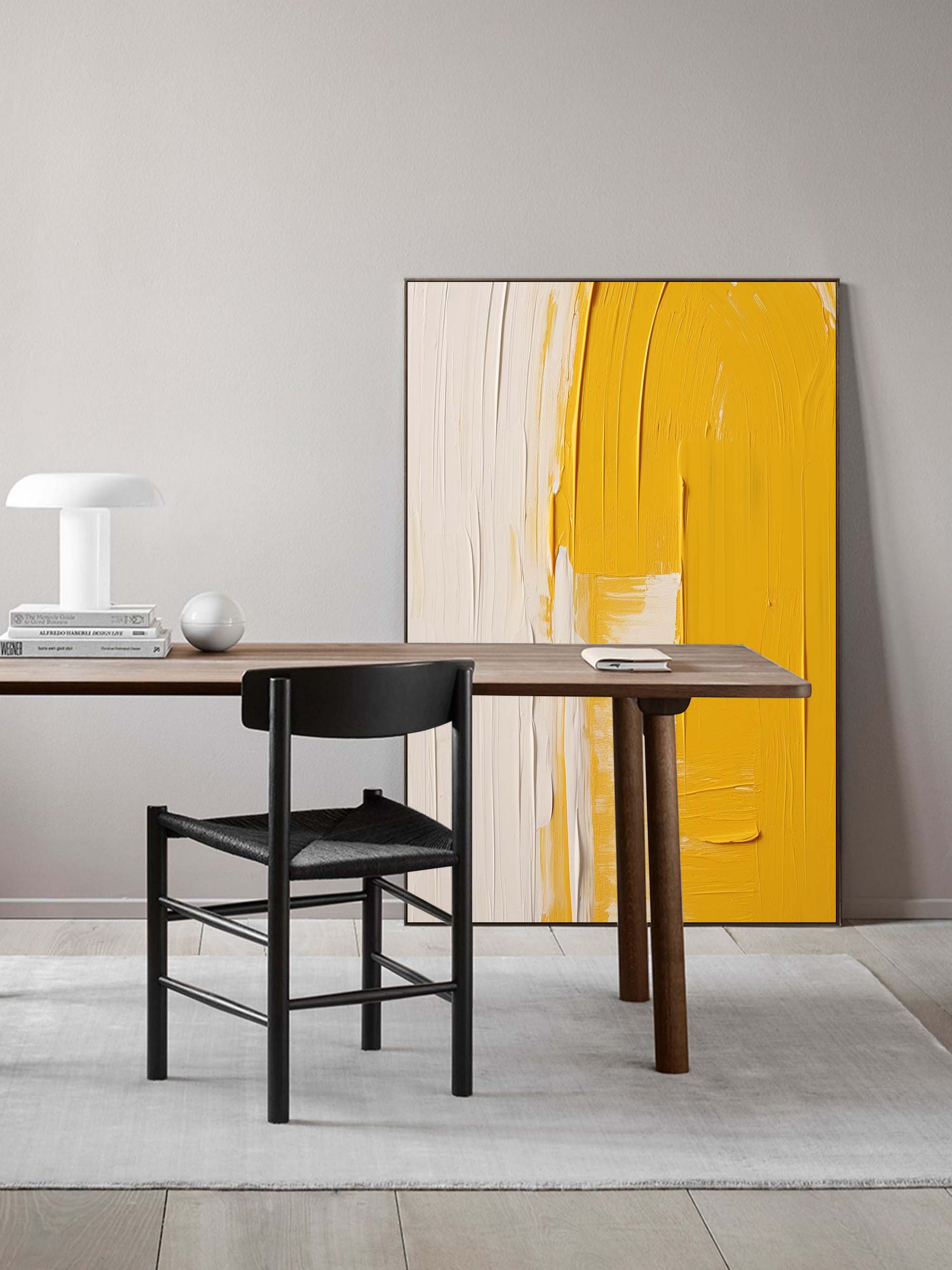 Sunlit Abstract Texture Canvas