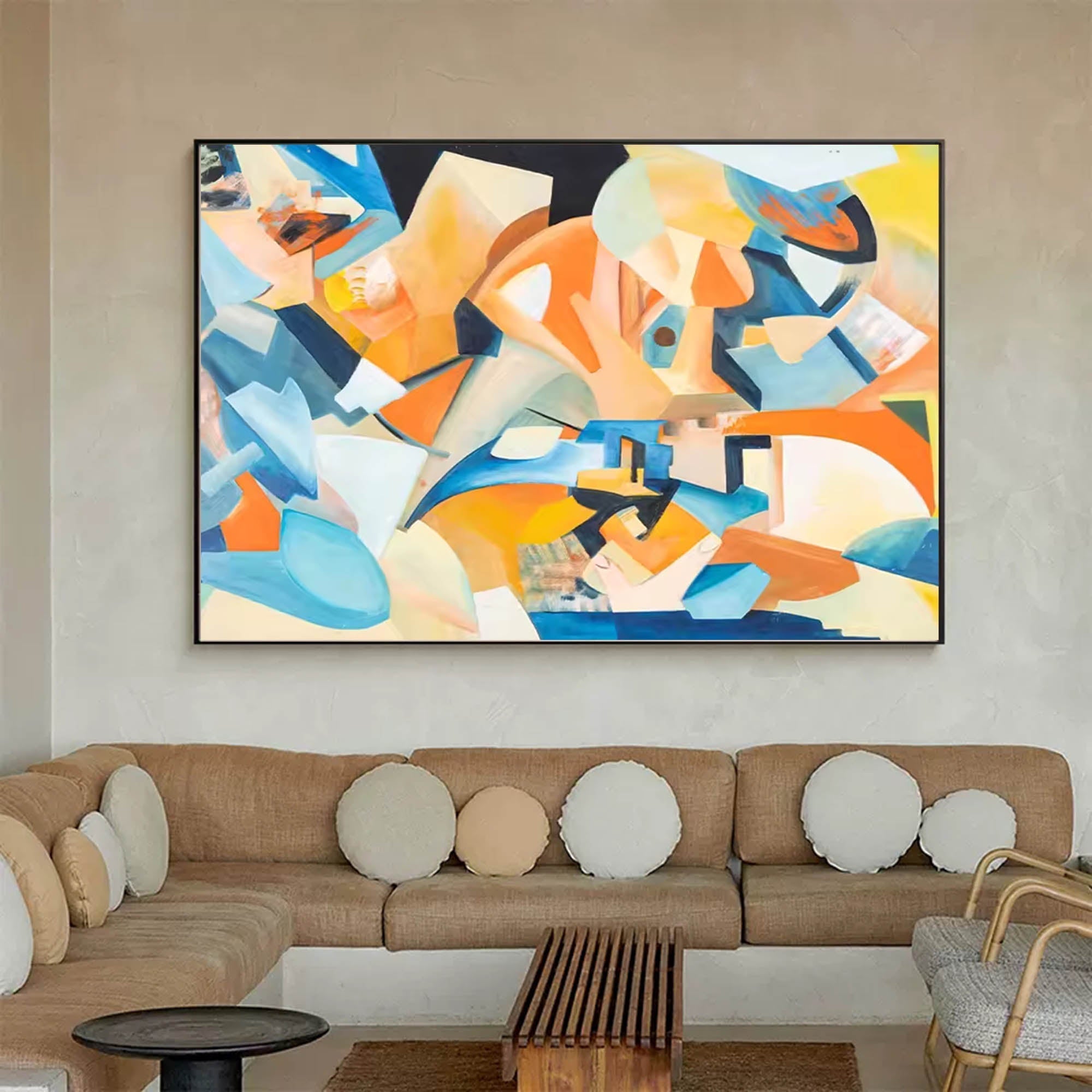 Geometric Abstract Colorful Art