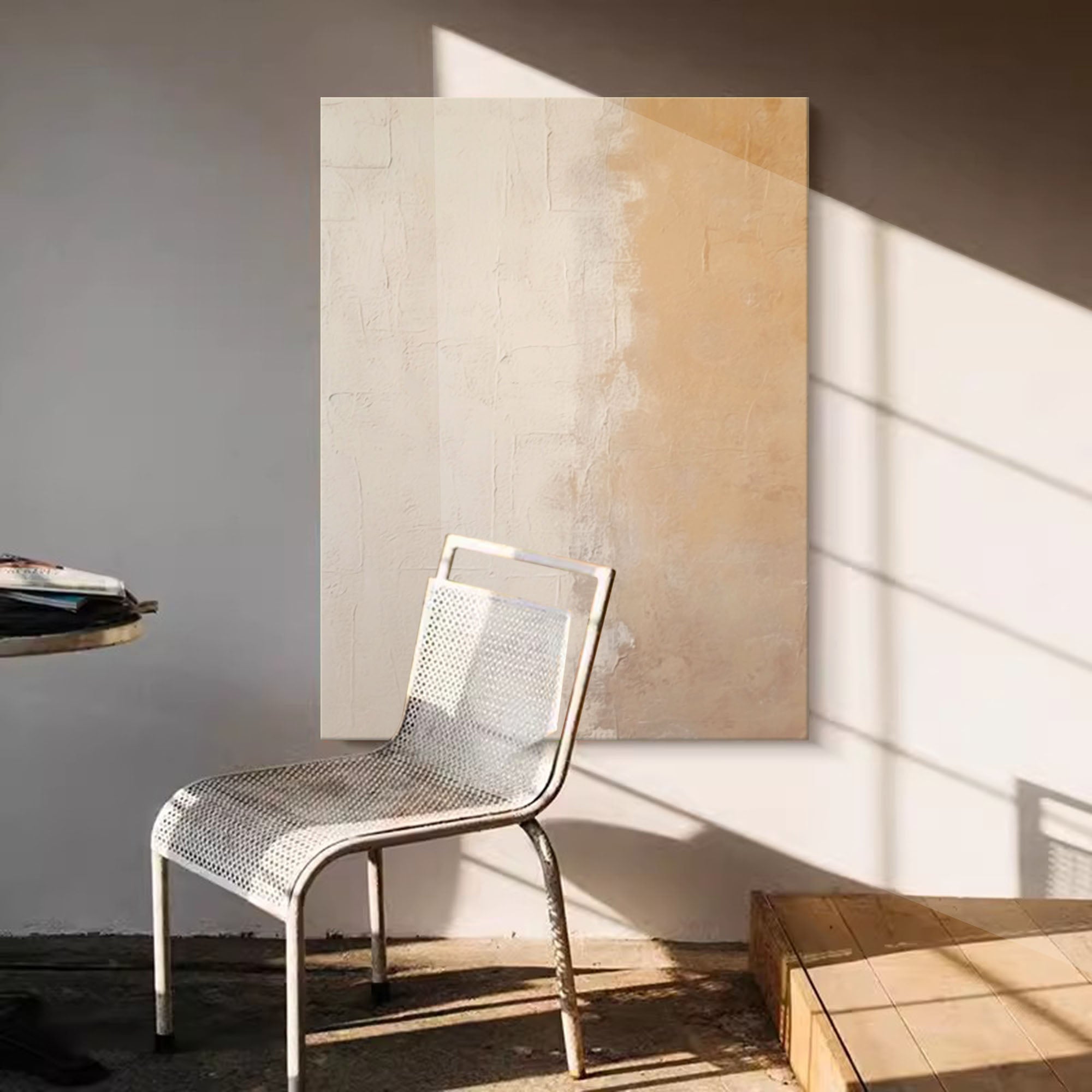 Subtle Earth Tones Abstract Art