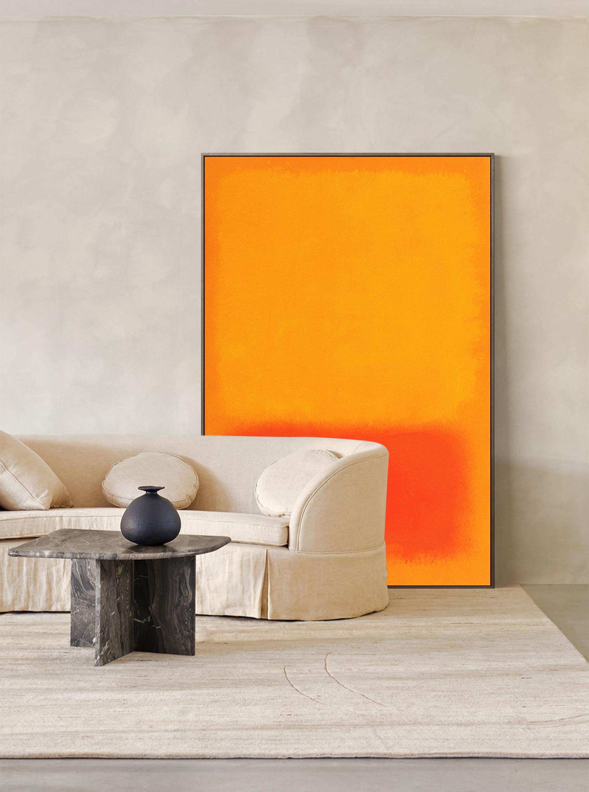 Bold Warm Toned Abstract Art