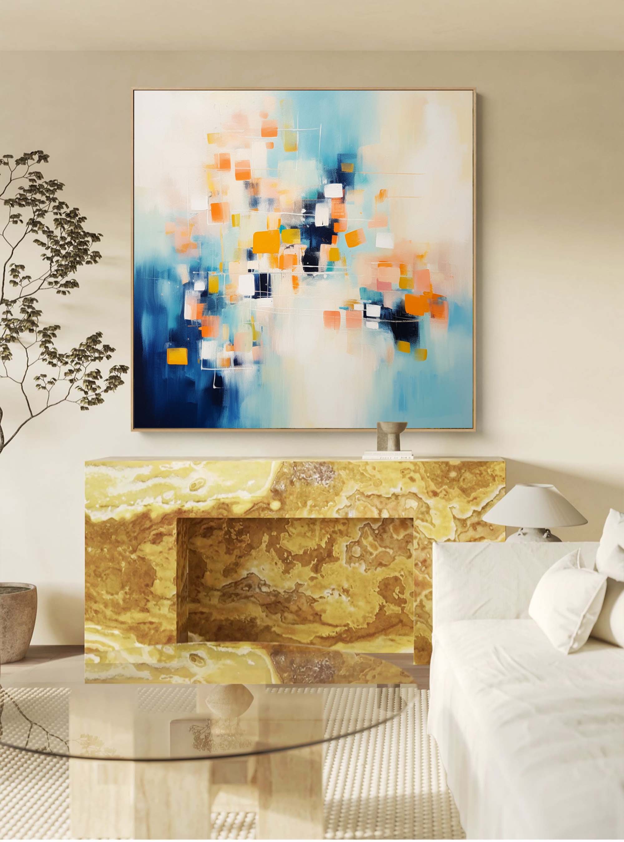 Serene Abstract Canvas Art