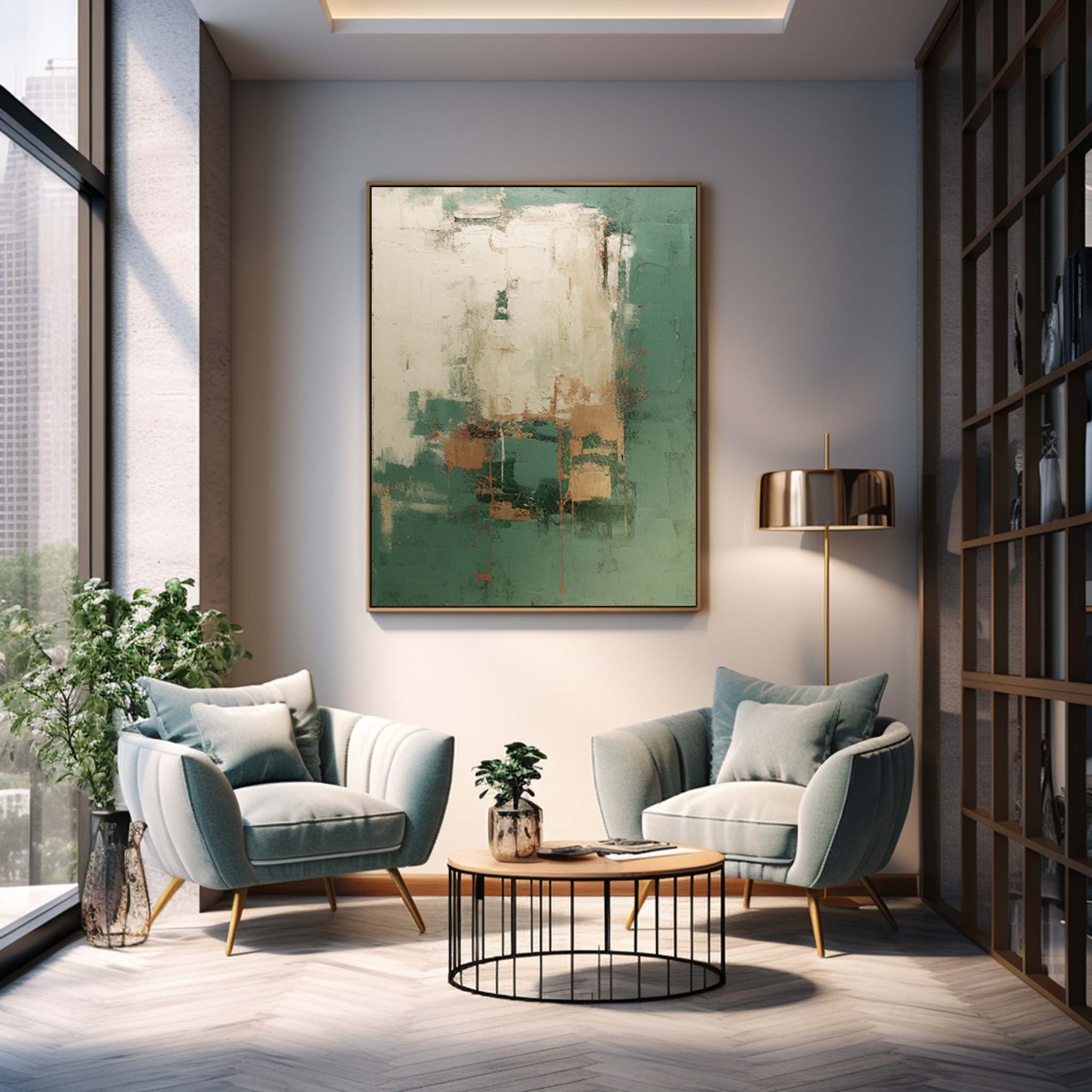 Abstract Canvas Art #AB314