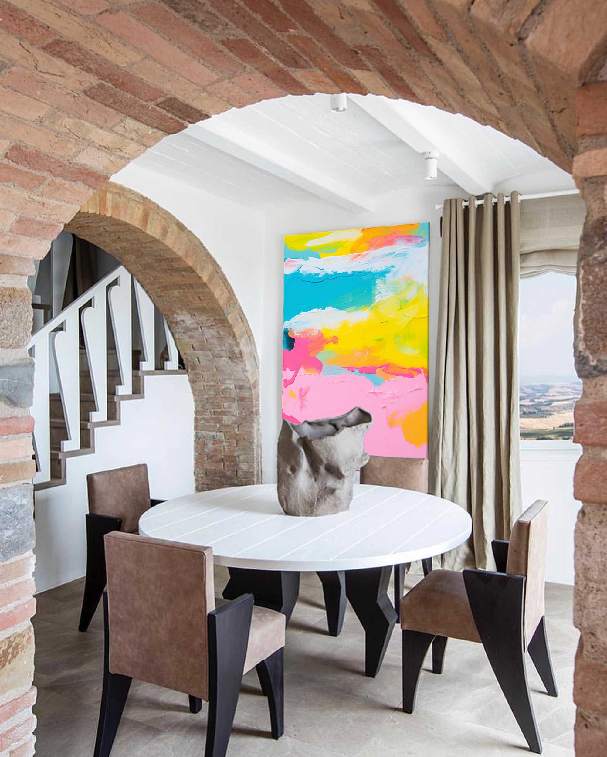 Sunny Daydream Abstract Canvas