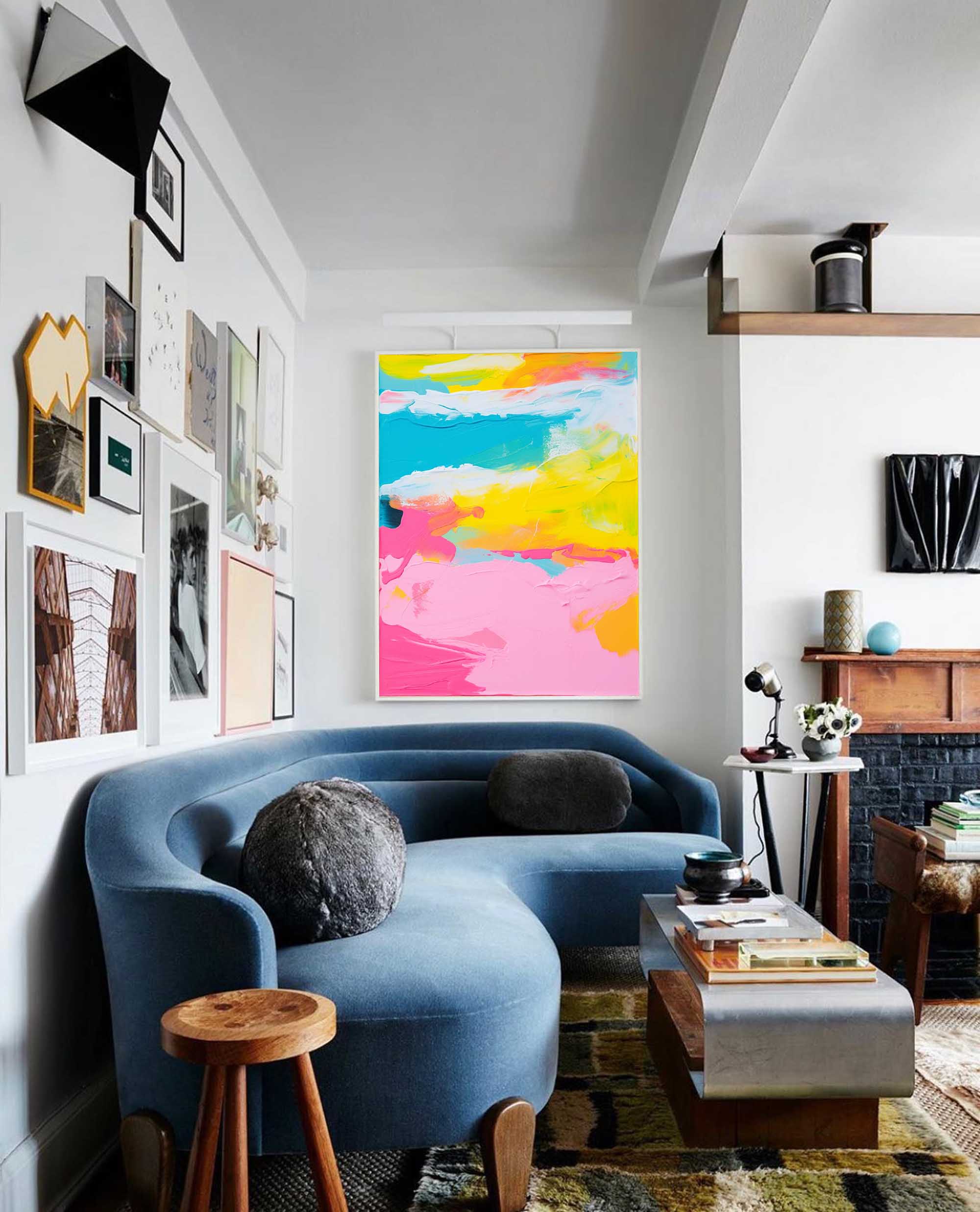 Sunny Daydream Abstract Canvas