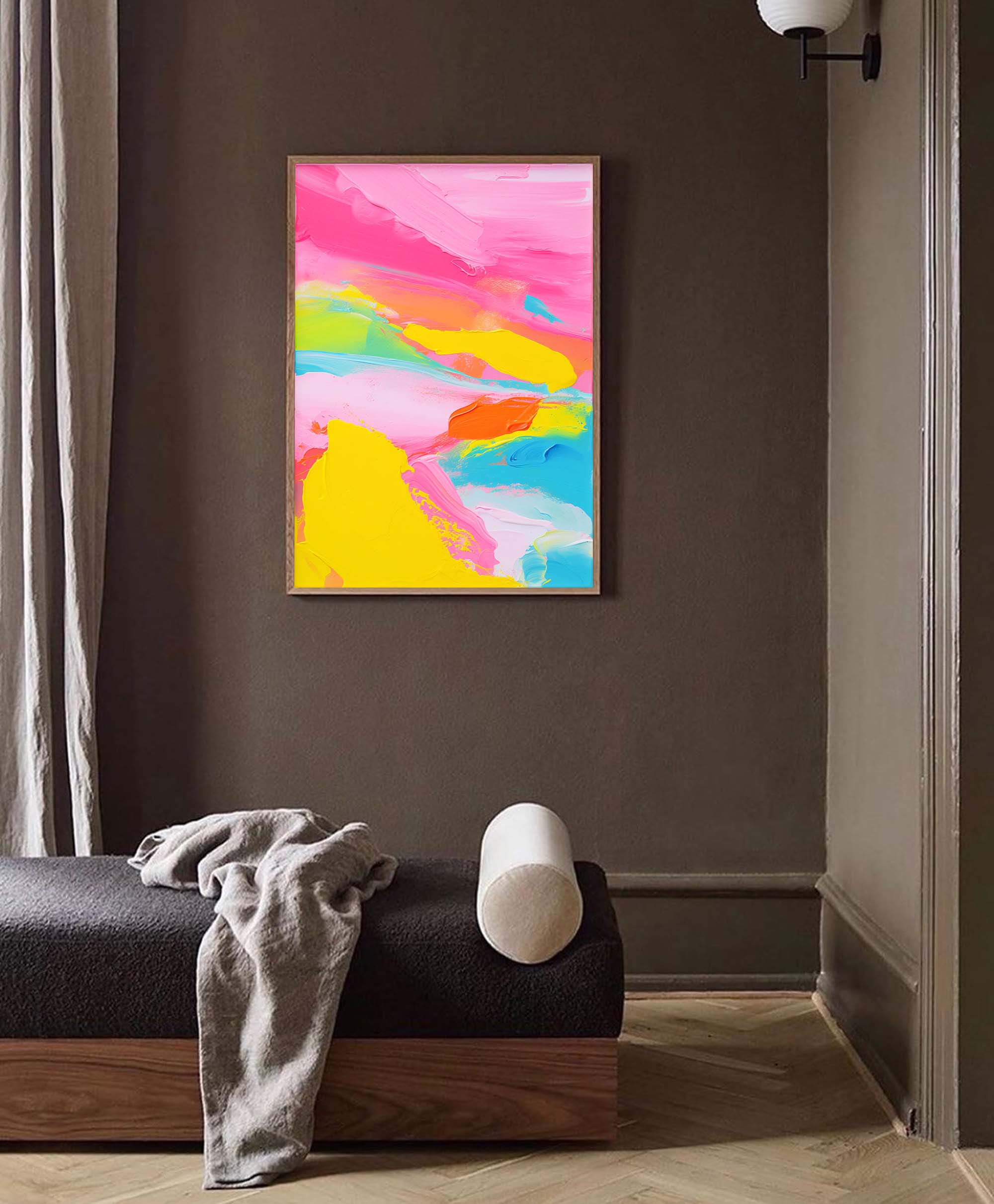 Joyful Horizon Abstract Canvas