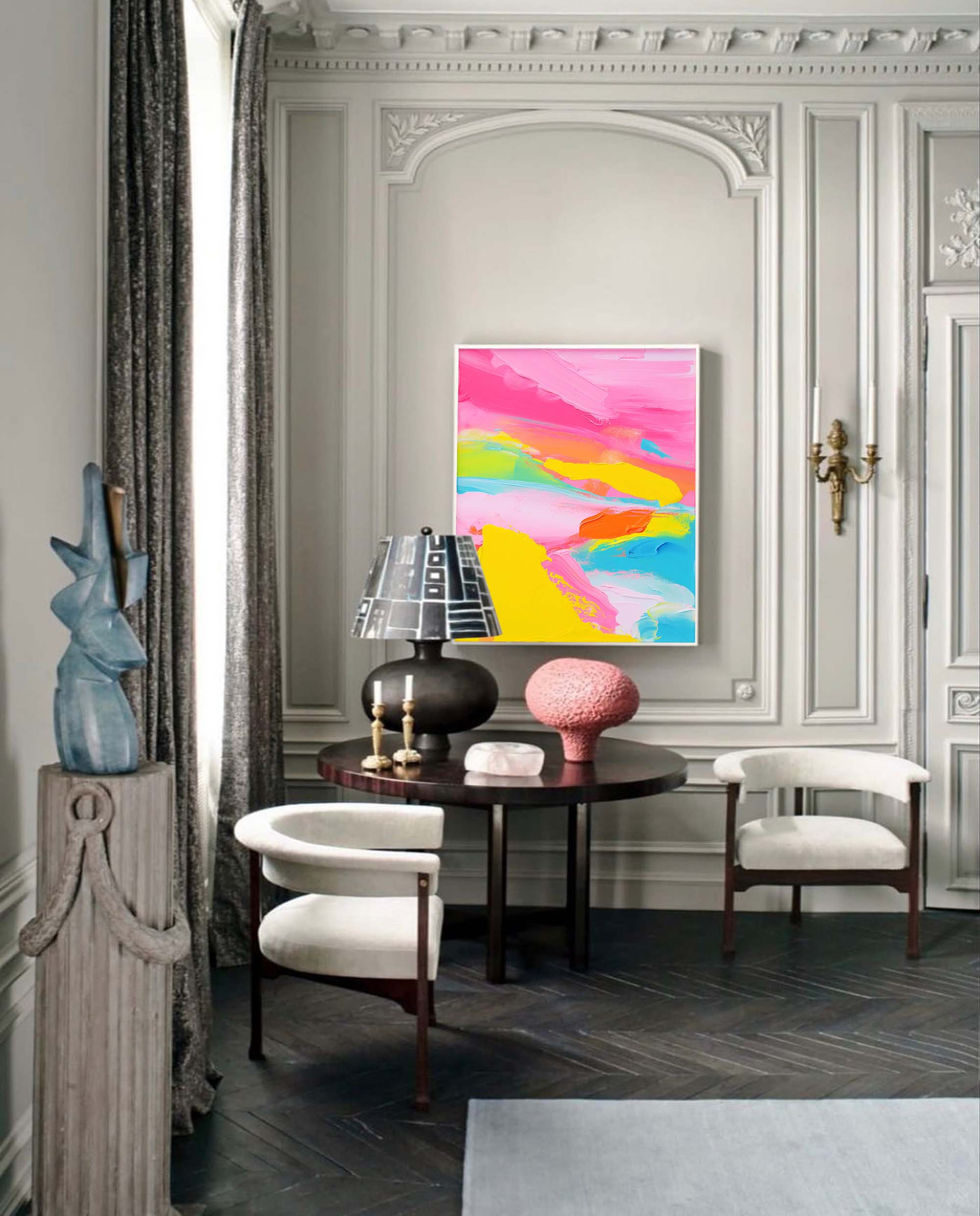 Joyful Horizon Abstract Canvas