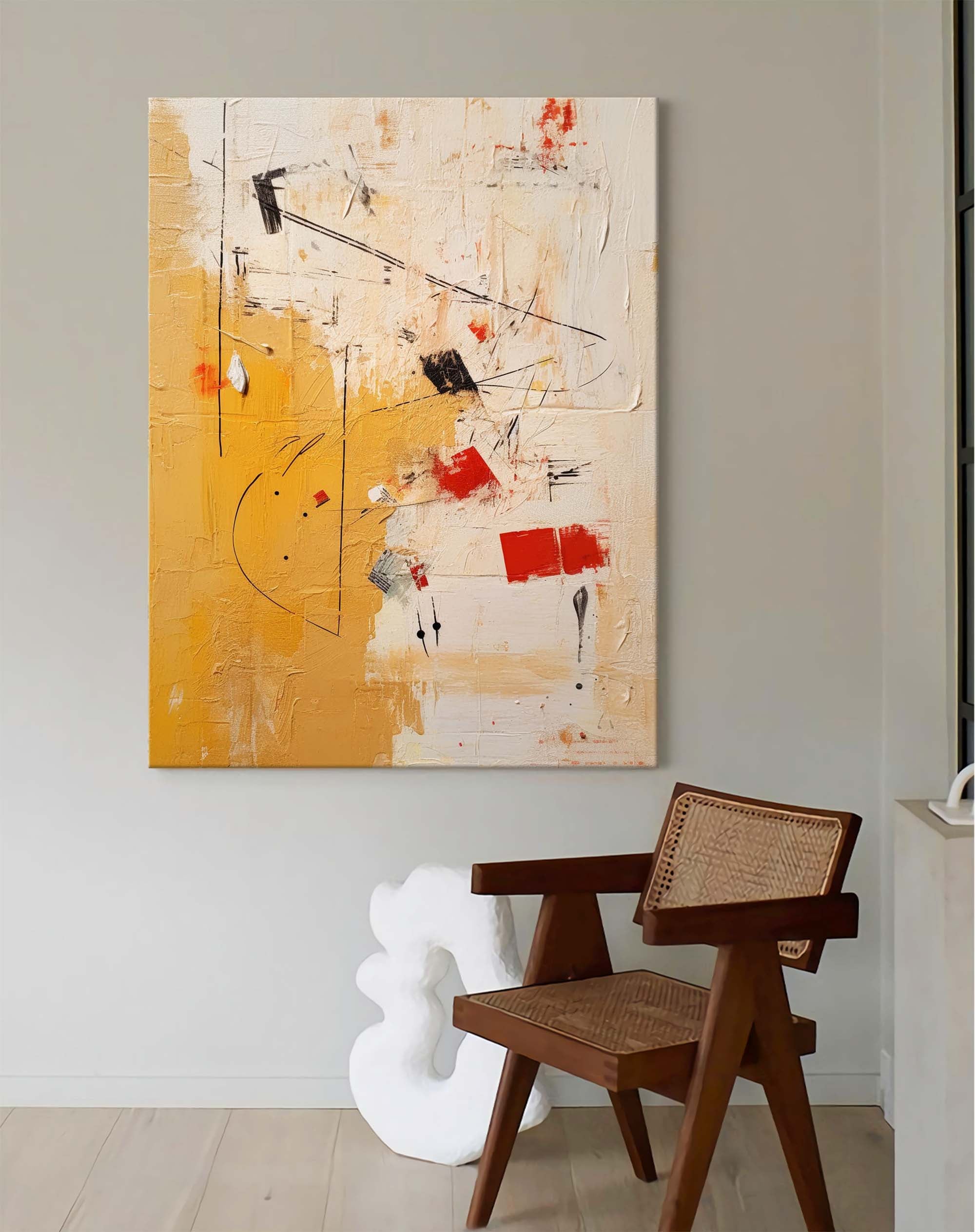 Geometric Abstract Rhythm Art