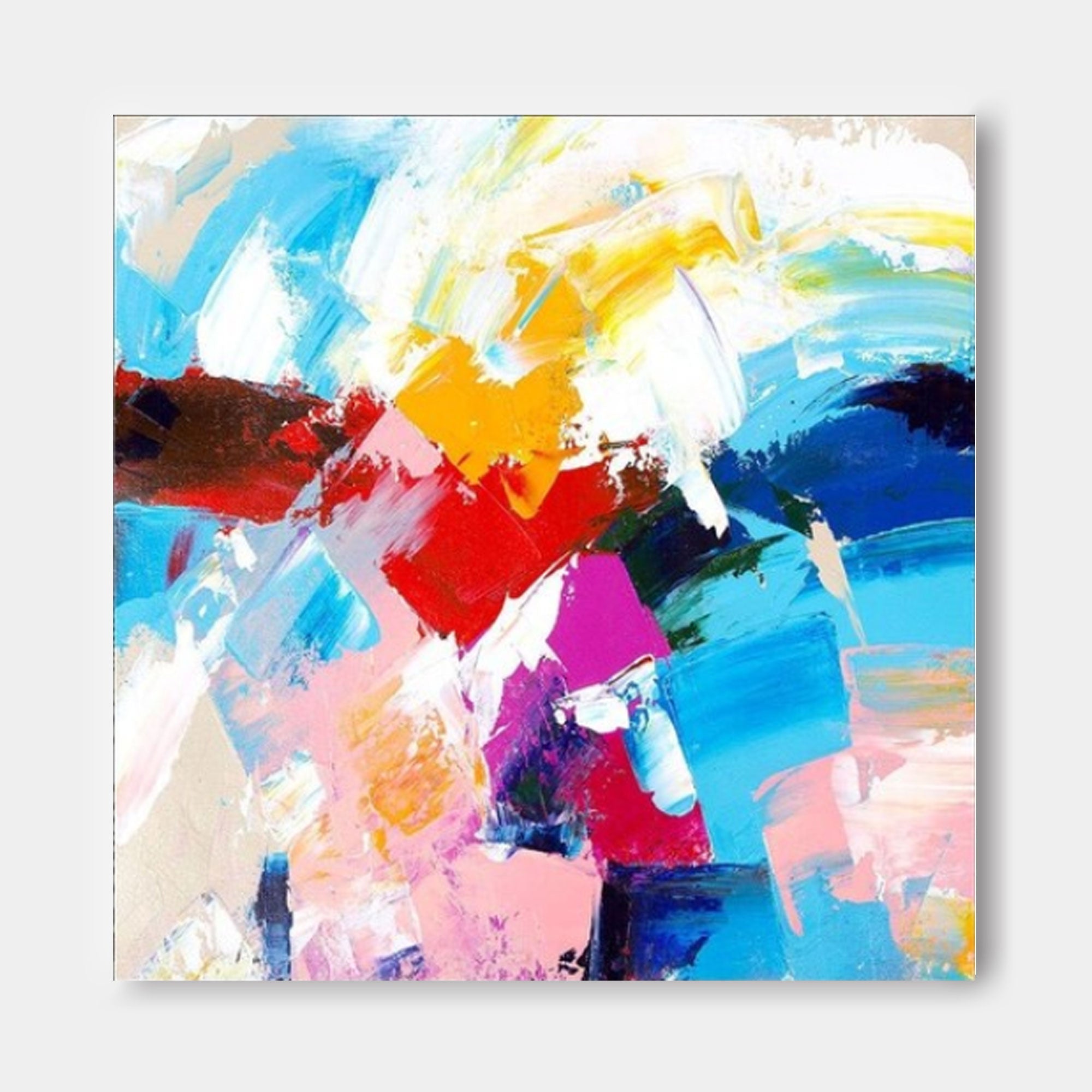 Vibrant Colorful Abstract Painting
