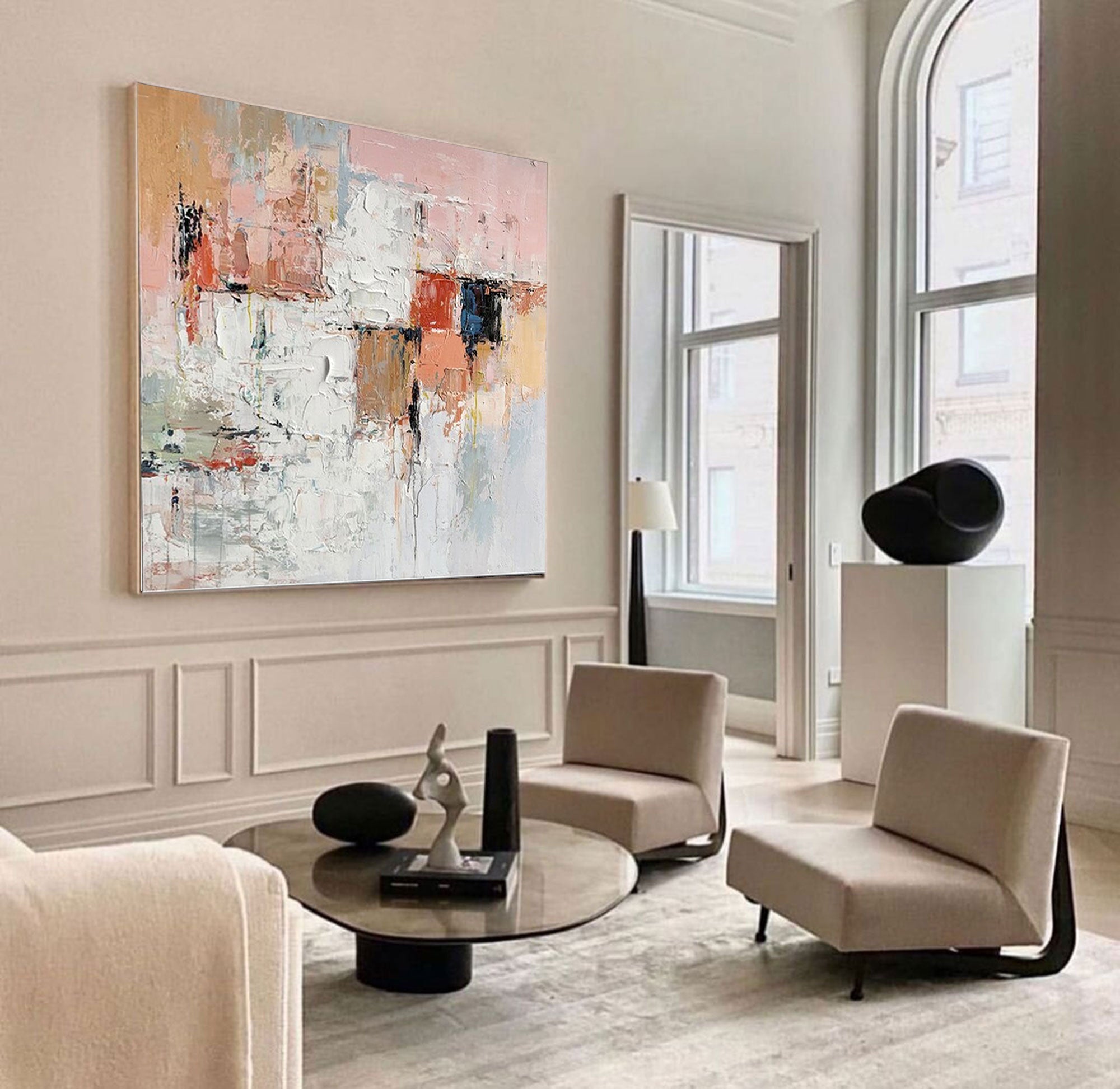 Textured Abstract Oil Painting