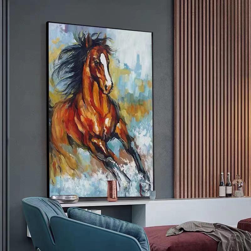 Kincsem-Galloping Horse Painting